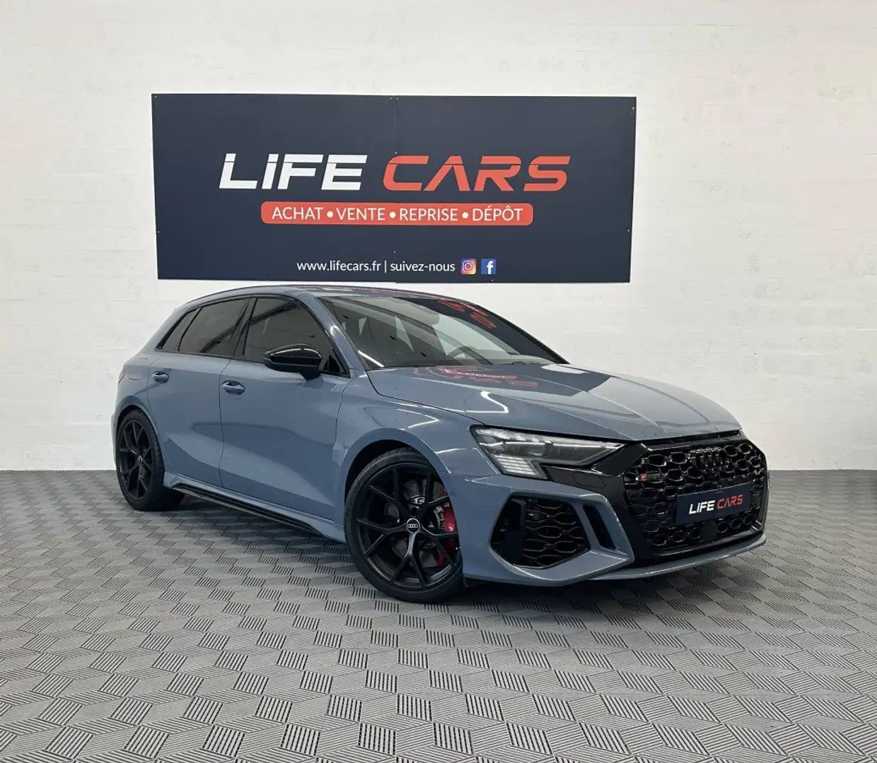 Audi RS3 Sportback IV 2.5 TFSI 2022 400ch quattro immatricu Gris - 1