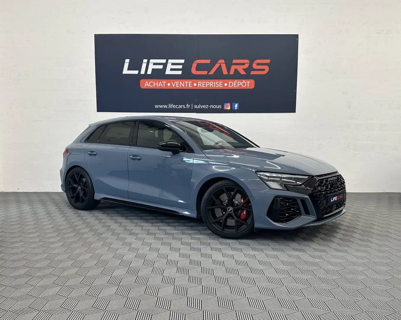 Audi RS3 Sportback IV 2.5 TFSI 2022 400ch quattro immatricu Gris - 2