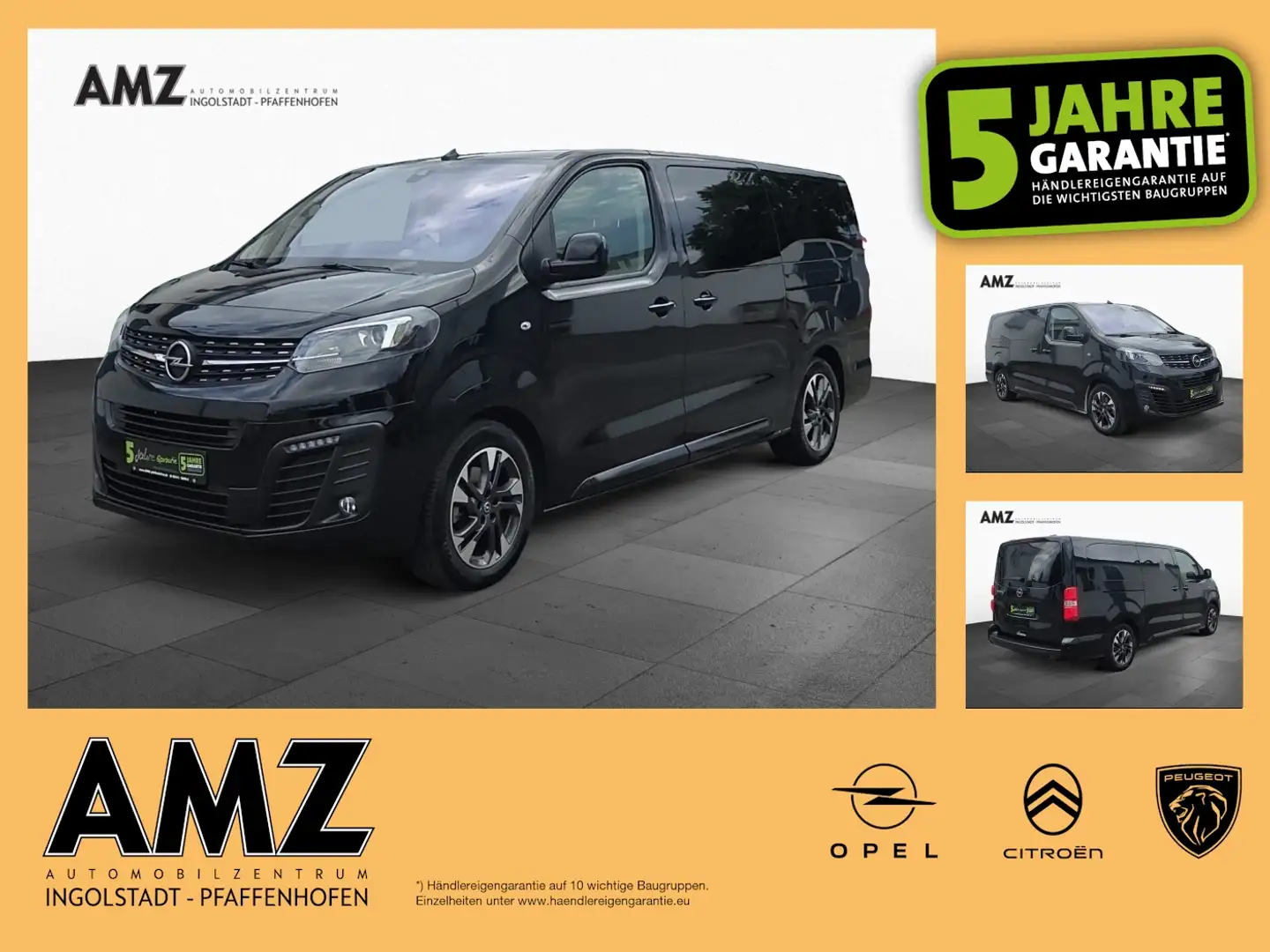 Opel Zafira Life -e 75kWh L3 Tourer Leder Navi Kamera Schwarz - 1