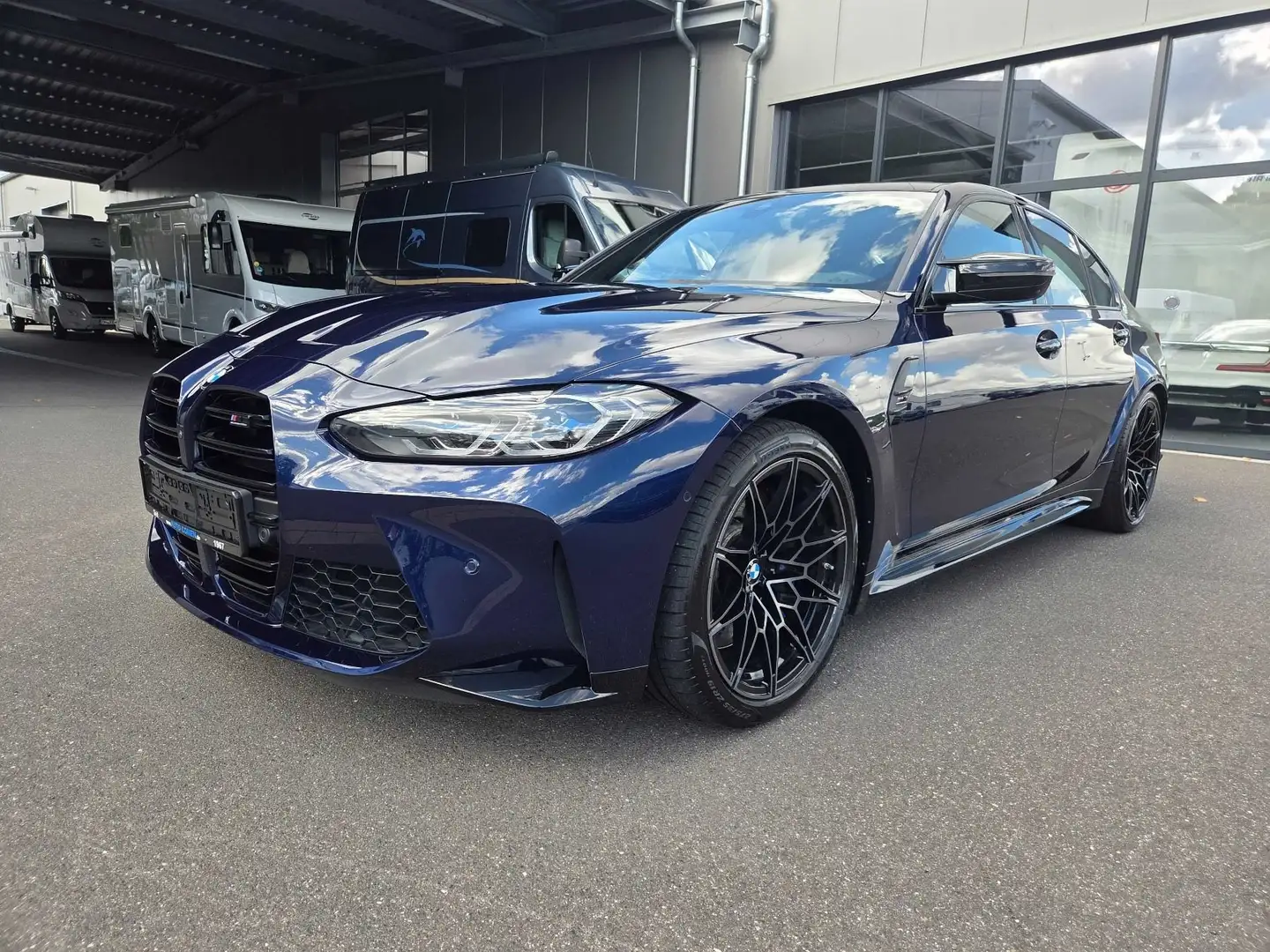 BMW M3 M3 Competition 3.0 xDrive SSD Leder Merino KAM Bleu - 1