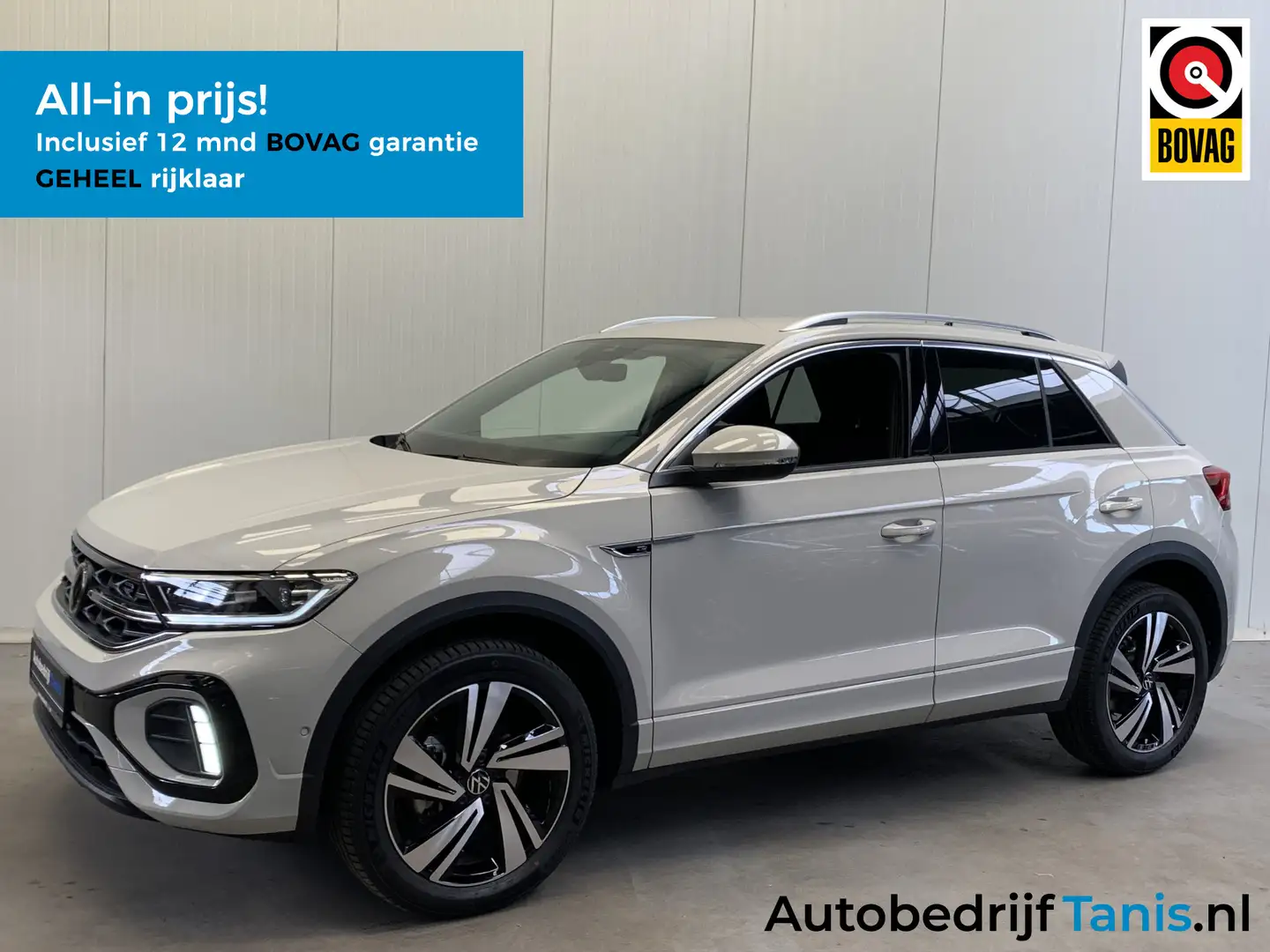Volkswagen T-Roc 1.5 TSI R-Line 150PK IQ LIGHT-CAMERA-NAVI-ADAPT.CR Grijs - 1