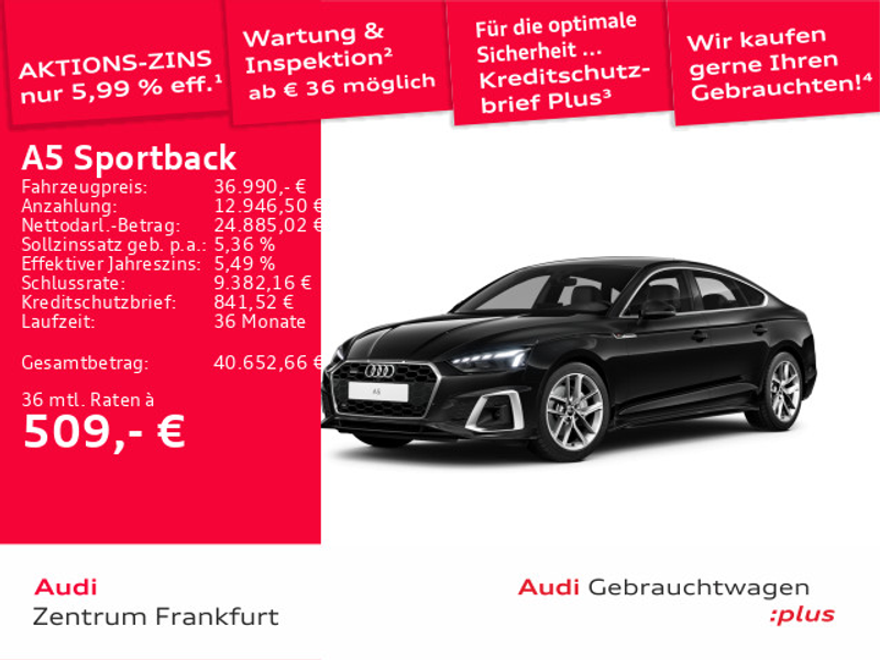 Audi A5 S line 40 TFSI quattro 150(204) kW( — photo 2