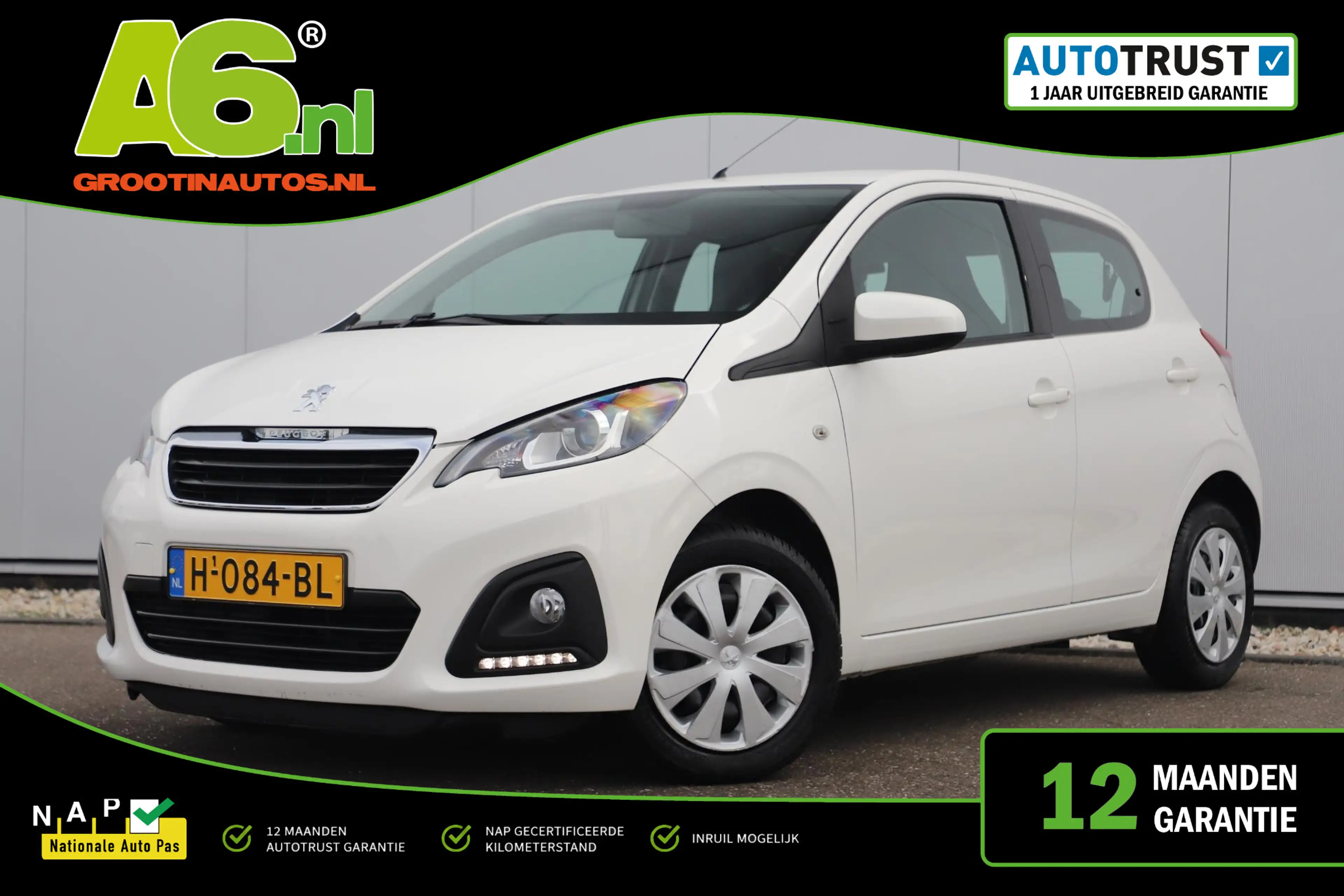 Peugeot 108 1.0 e-VTi Active Airco Radio Bluetooth Elektrische