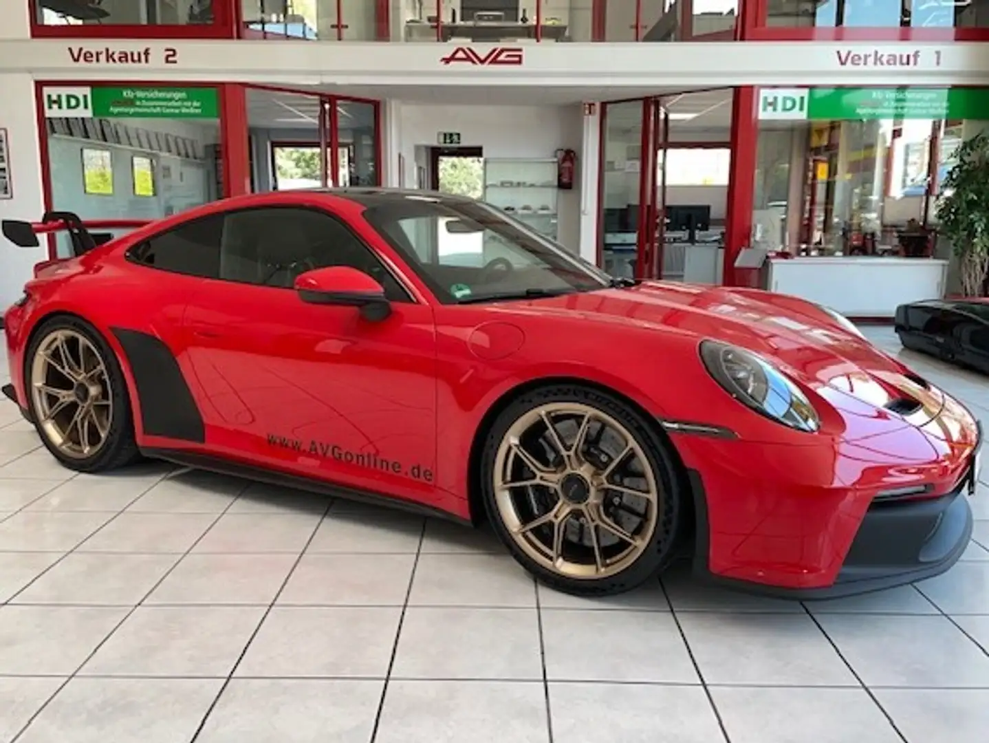 Porsche 992 GT3 Keramik Schalensitz Matrix CarbonDach Bose Rot - 1
