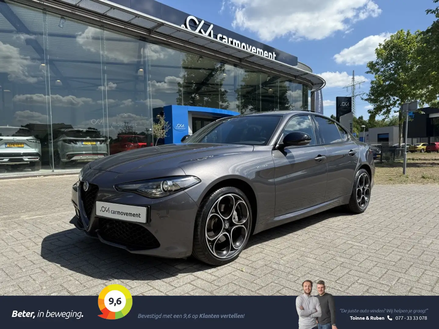 Alfa Romeo Giulia 2.0 T Q4 Veloce AWD 280PK | Panoramadak | ACC | Na Grau - 1