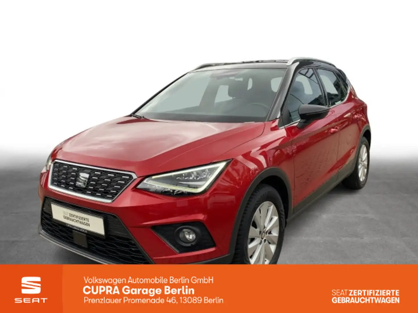 SEAT Arona 1.0 TSI DSG Xcellence BEATS Navi LED PDC Rot - 1
