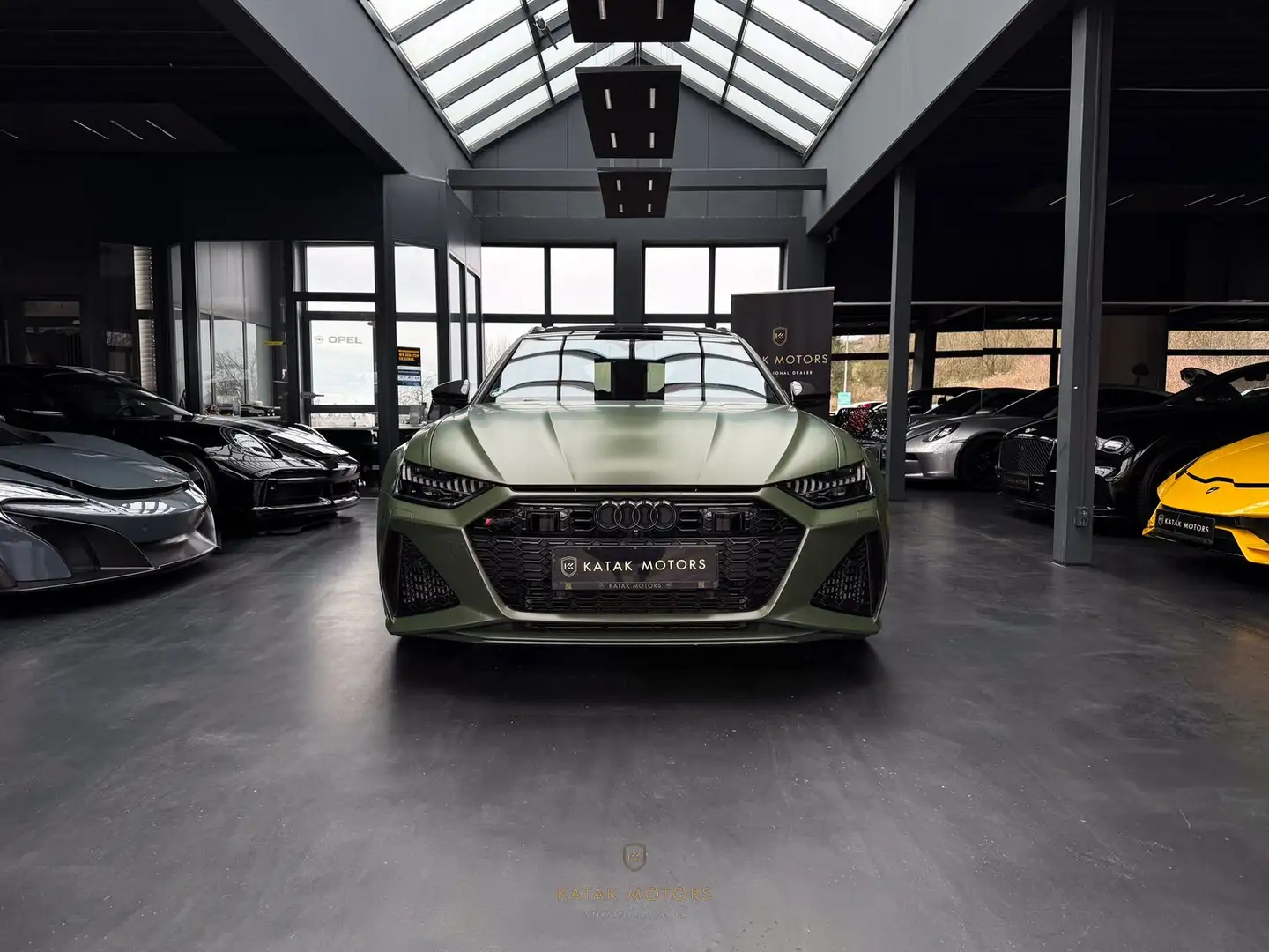 Audi RS6 PERFORMA/FULLCARBON/DYNAMIK+/PANO/B&O/HEADUP Grün - 1