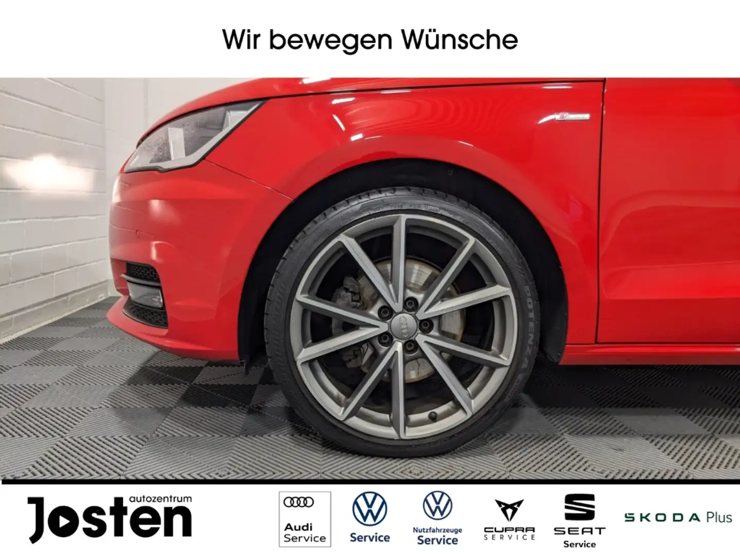 Audi A1 Sportback S-Line Sportpaket LEDER NAVI PDC SITZHZG Rot - 2