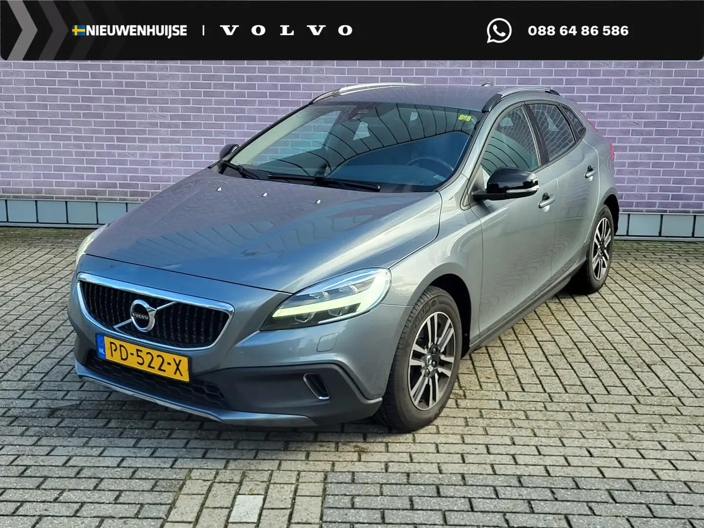 Volvo V40 Cross Country 1.5 T3 Nordic+ | Trekhaak | Stoelverwarming | Park Gris - 1