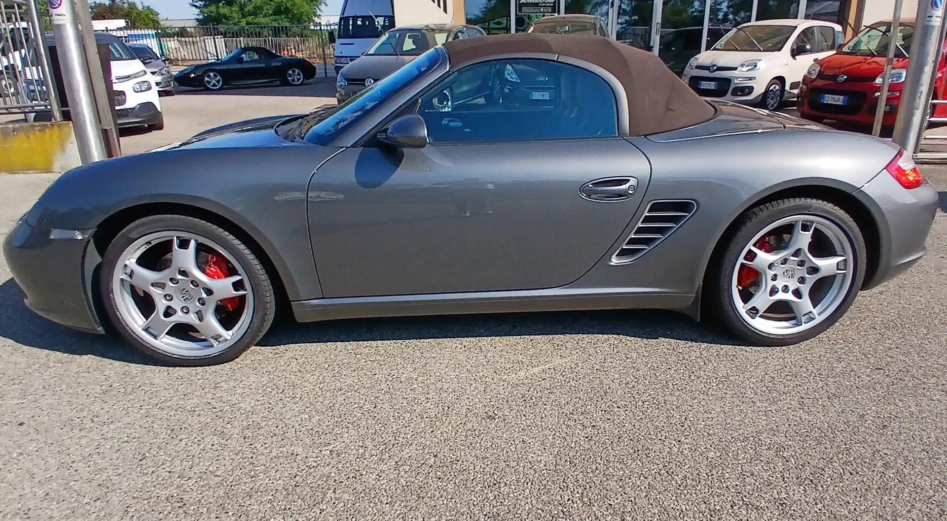 Porsche Boxster S 3,4 km 88000  italiana grigia/marrone Manuale Grigio - 2