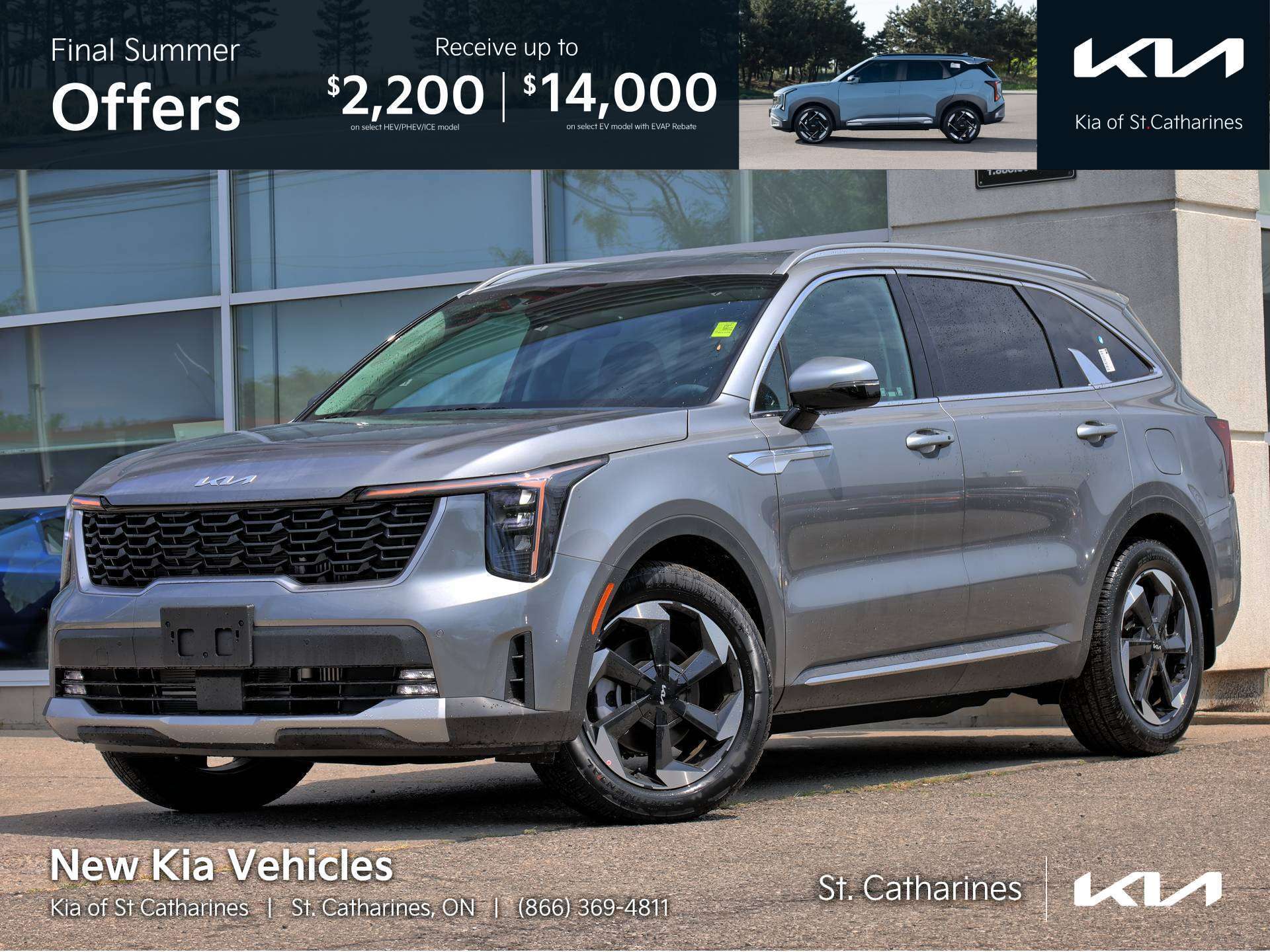 Gray 2026 Kia Sorento Hybrid SUV / Crossover 6-Speed Automatic