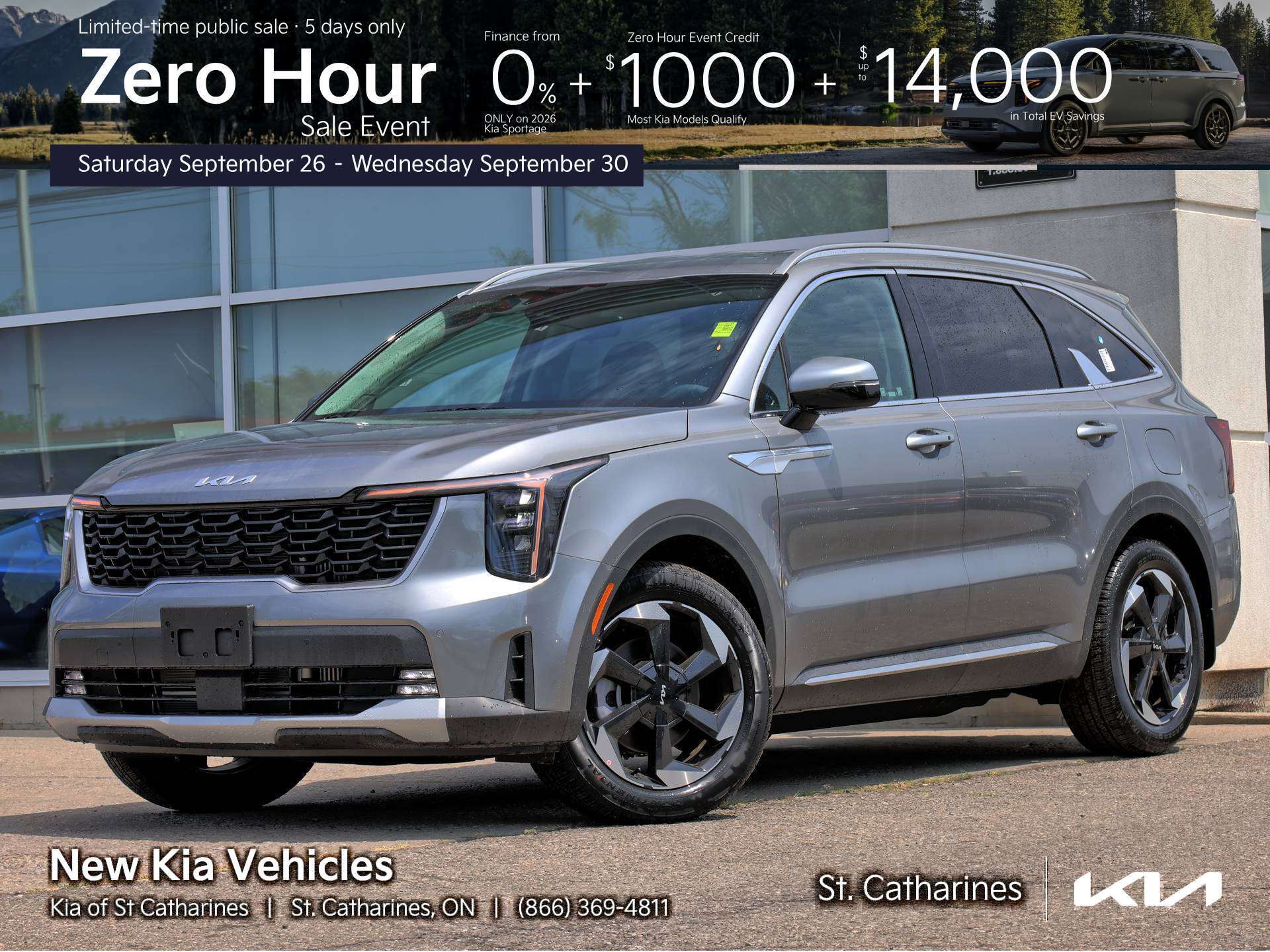 Gray 2026 Kia Sorento Hybrid SUV / Crossover  6-Speed Automatic