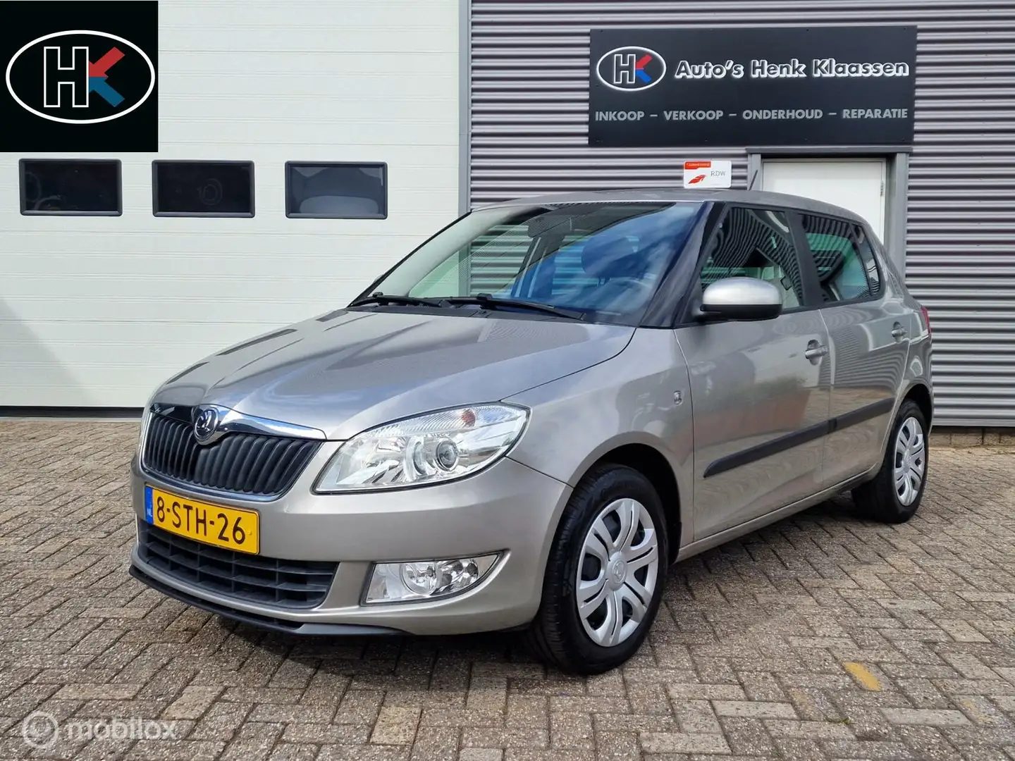 Skoda Fabia hb 5-deurs 1.2TSi Airco Cruise Extra getint glas Beige - 1