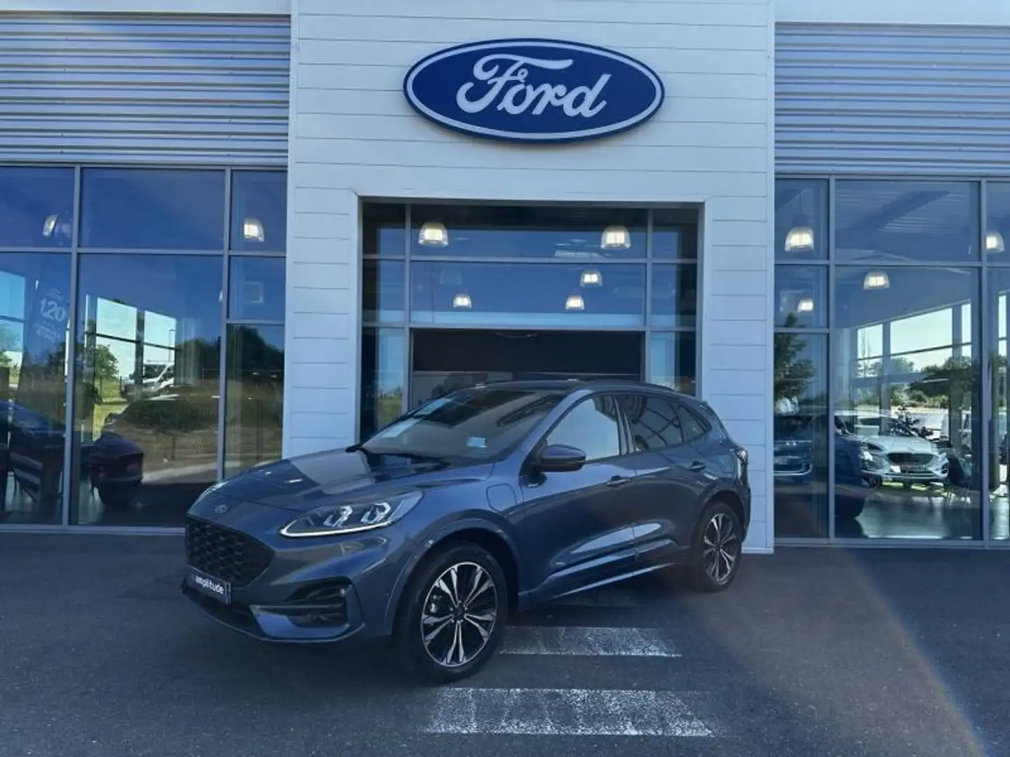 Ford Kuga 2.5 Duratec 225ch PHEV ST-Line BVA Bleu - 1