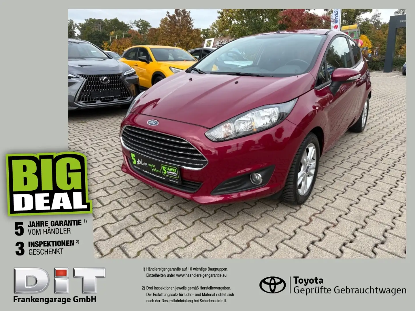 Ford Fiesta 1.0 EcoBoost Sync Edition SHZ, Radio+CD Mauve - 1