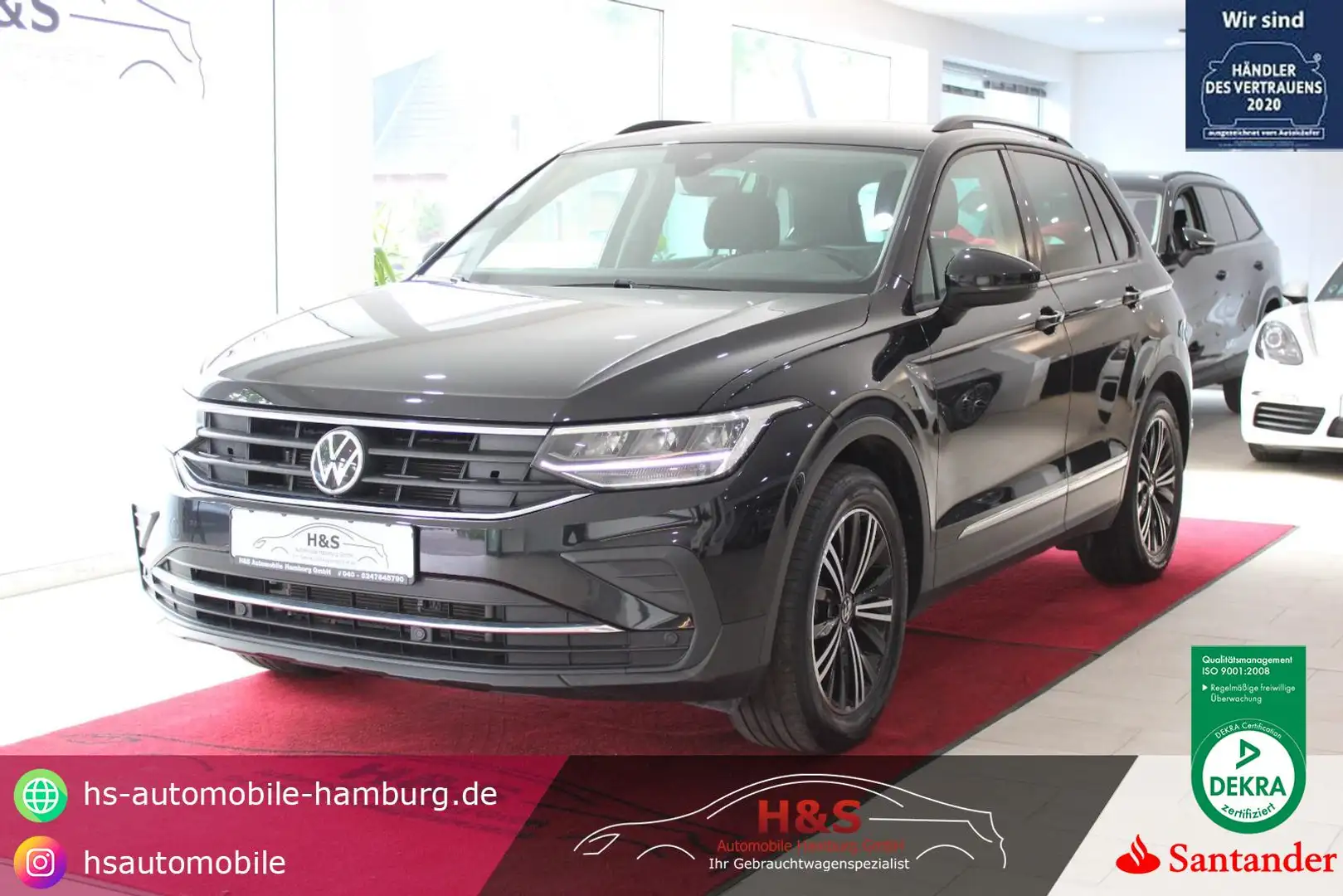 Volkswagen Tiguan 1.5 TSI Life 18ZOLL*1.HAND*STANDHEIZUNG Noir - 1