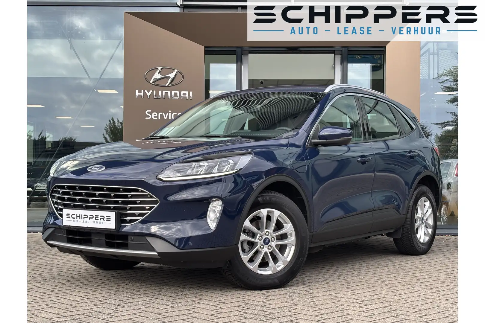 Ford Kuga 2.5 PHEV Titanium | Achteruitrij camera | Stoelver Blauw - 1