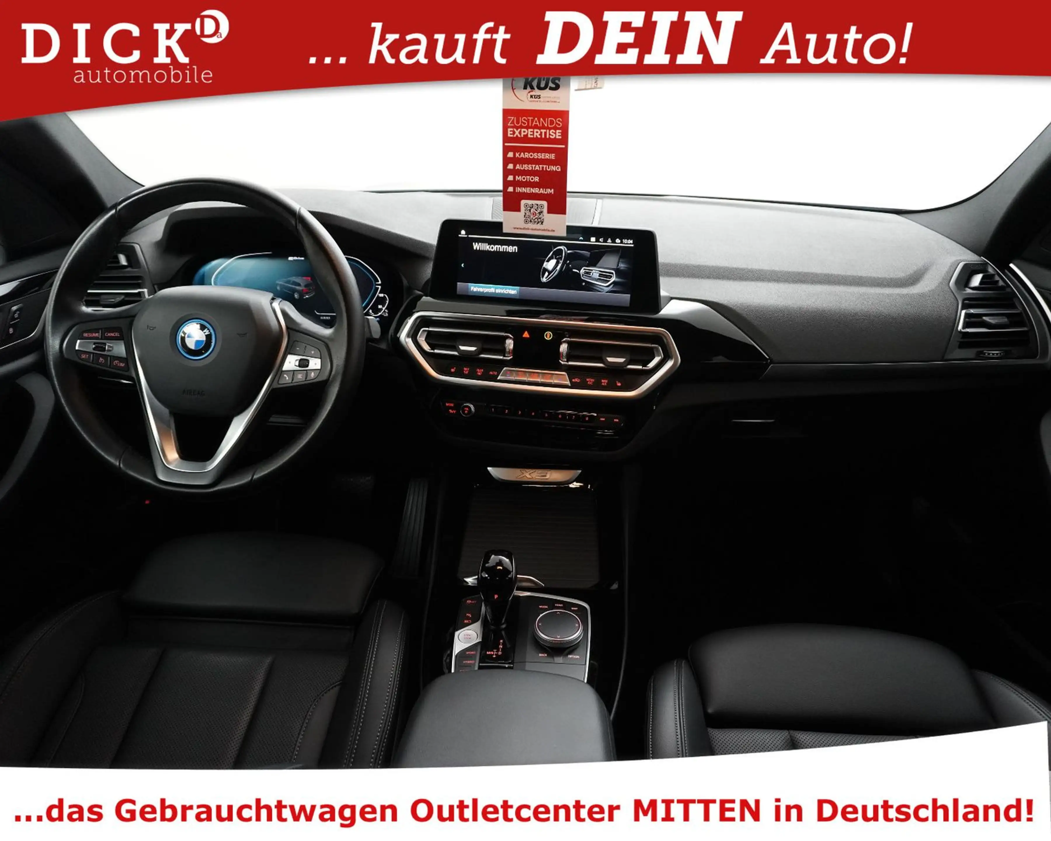 BMW X3 xDr 30e Sport LEDER+SHZ+VIRTU+KAM+PROF+AHK+MF — photo 11