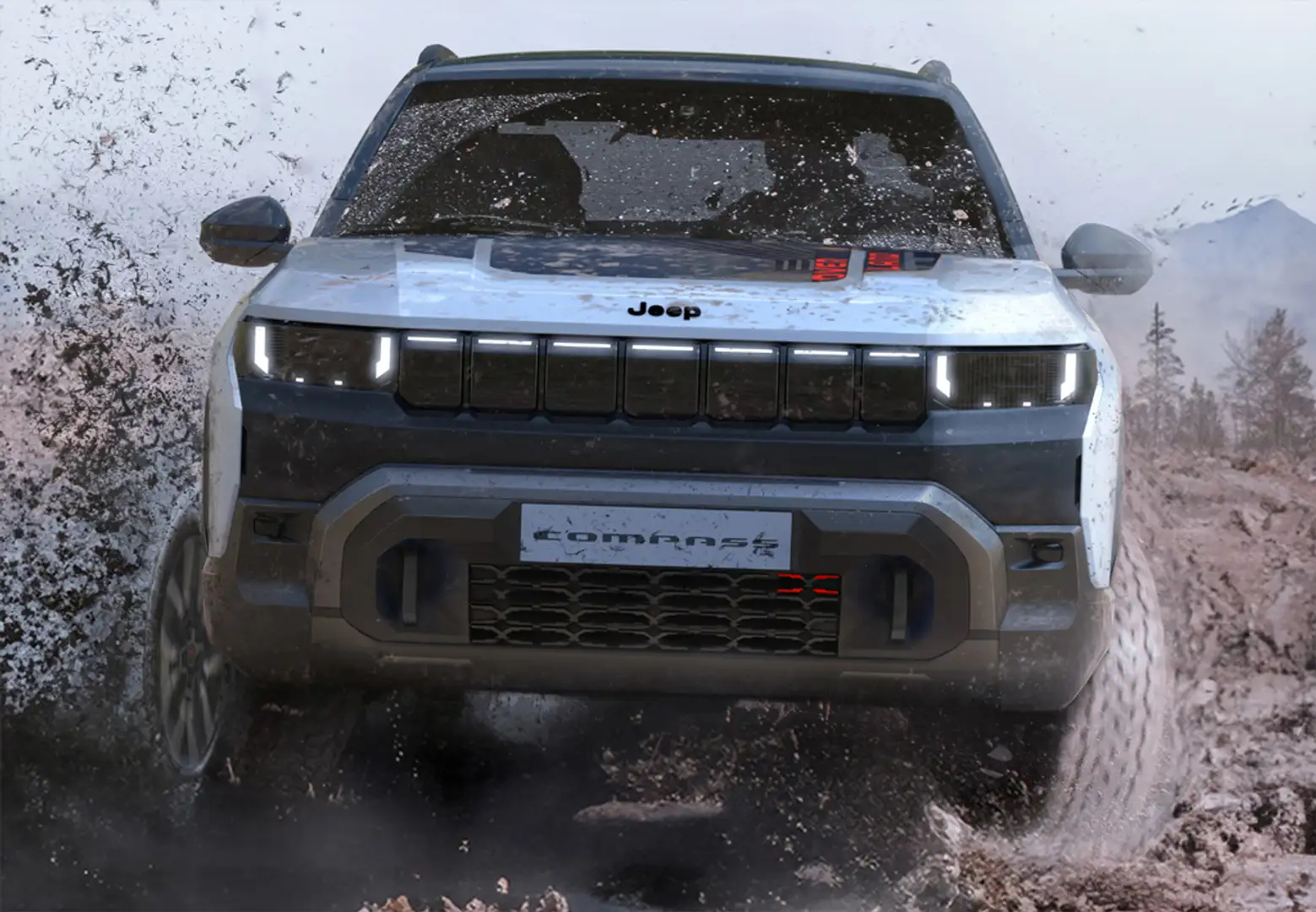 Jeep Compass 1.4 Multiair Night Eagle 4x2 103kW Gris - 1