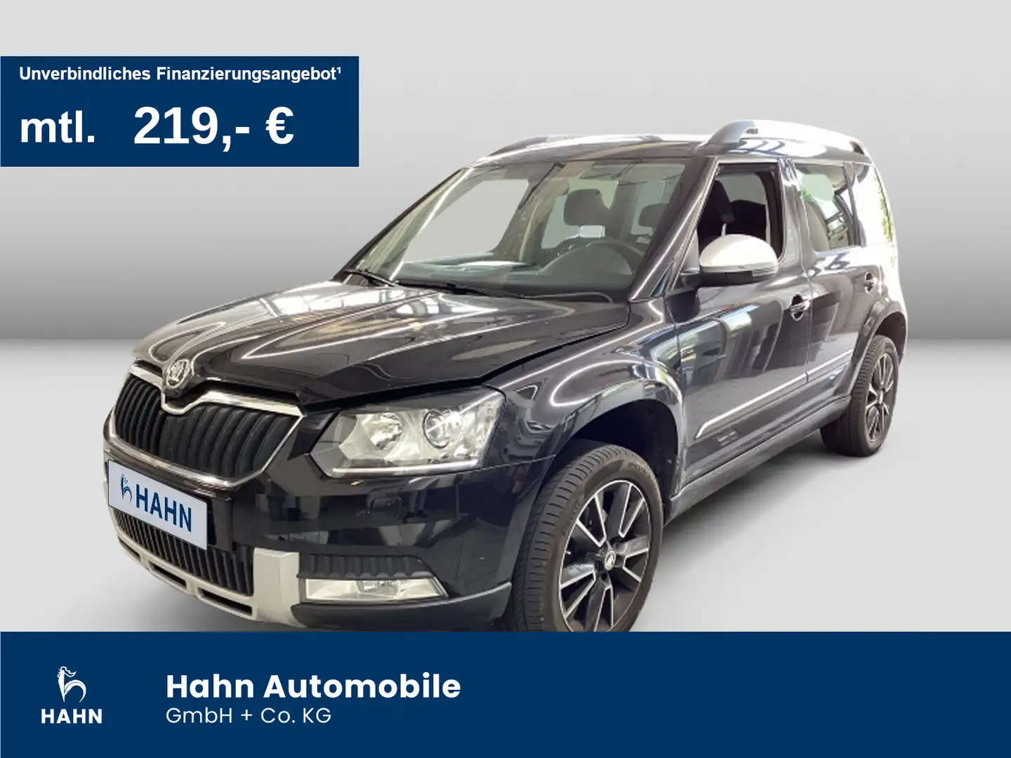 Skoda Yeti Outdoor Ambition 1.4TSI 4x4 Standhz AHK Nav Schwarz - 1