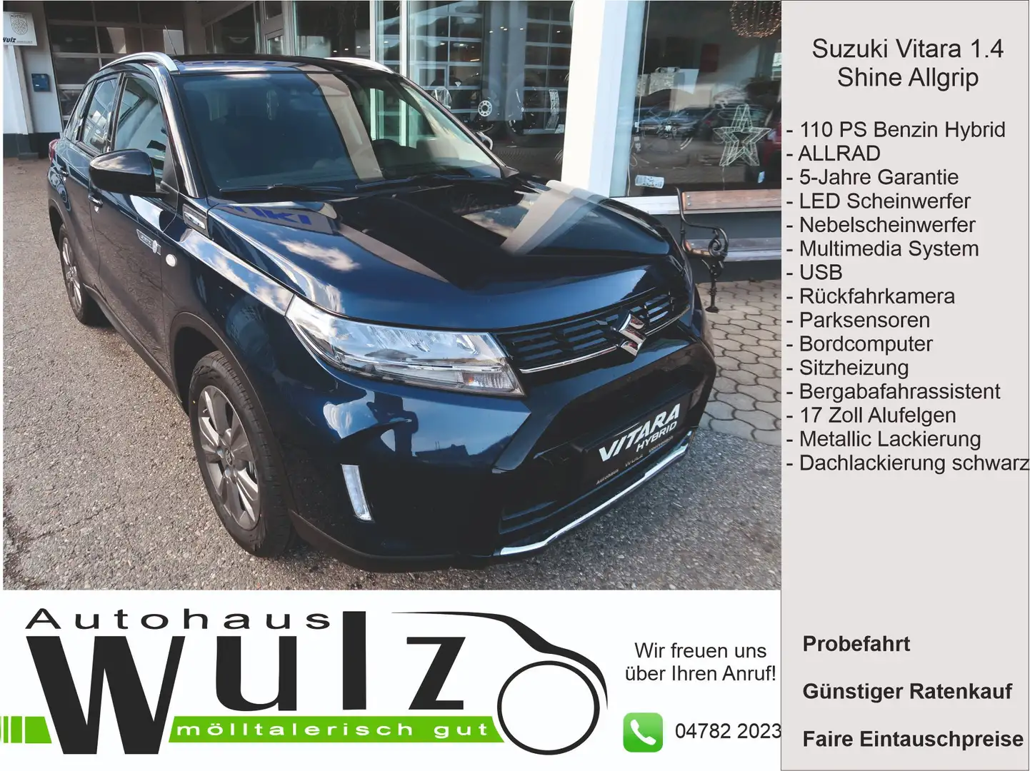Suzuki Vitara Vitara 1,4 Hybrid ALLGRIP shine Blau - 1