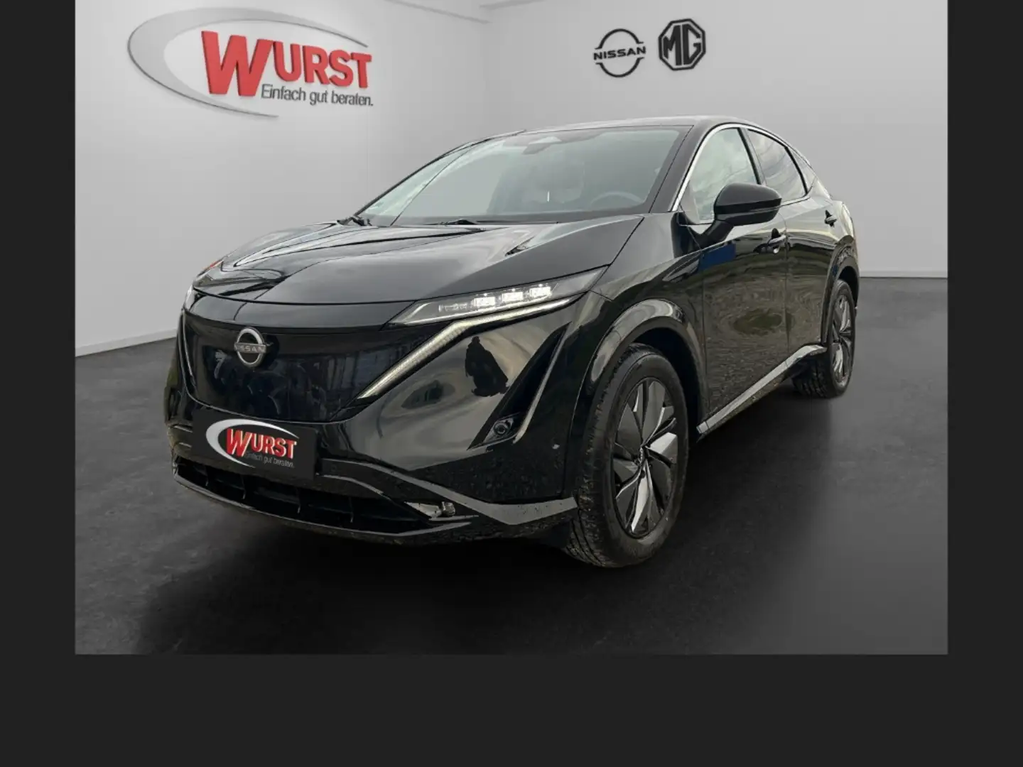 Nissan Ariya Evolve Pack 242 PS AHK HUD El. Panodach Navi Leder Schwarz - 1