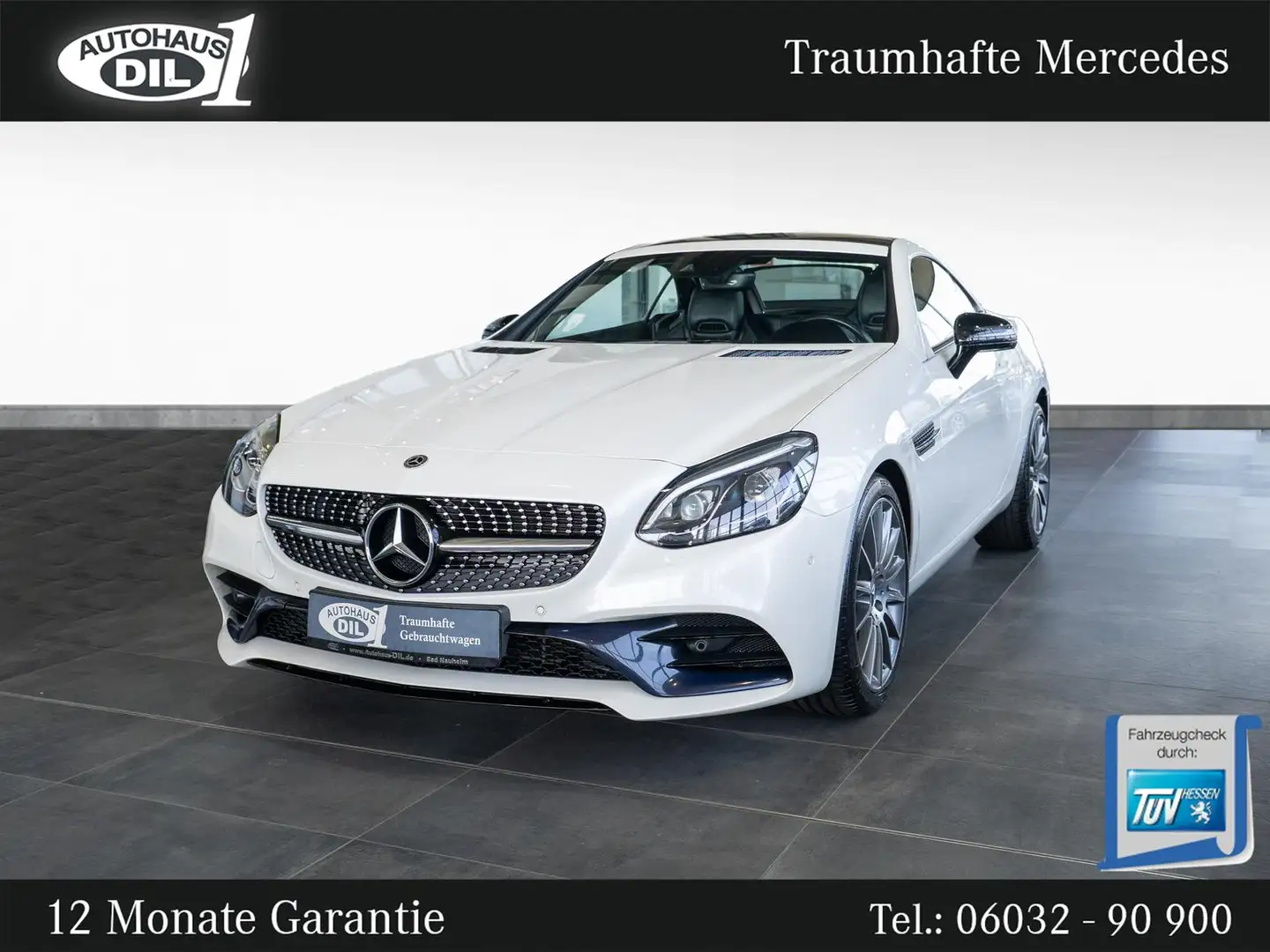 Mercedes-Benz SLC 300 9G-TRONIC *LEDER*AMG*AIRSCARF*MEMORY* Blanco - 2