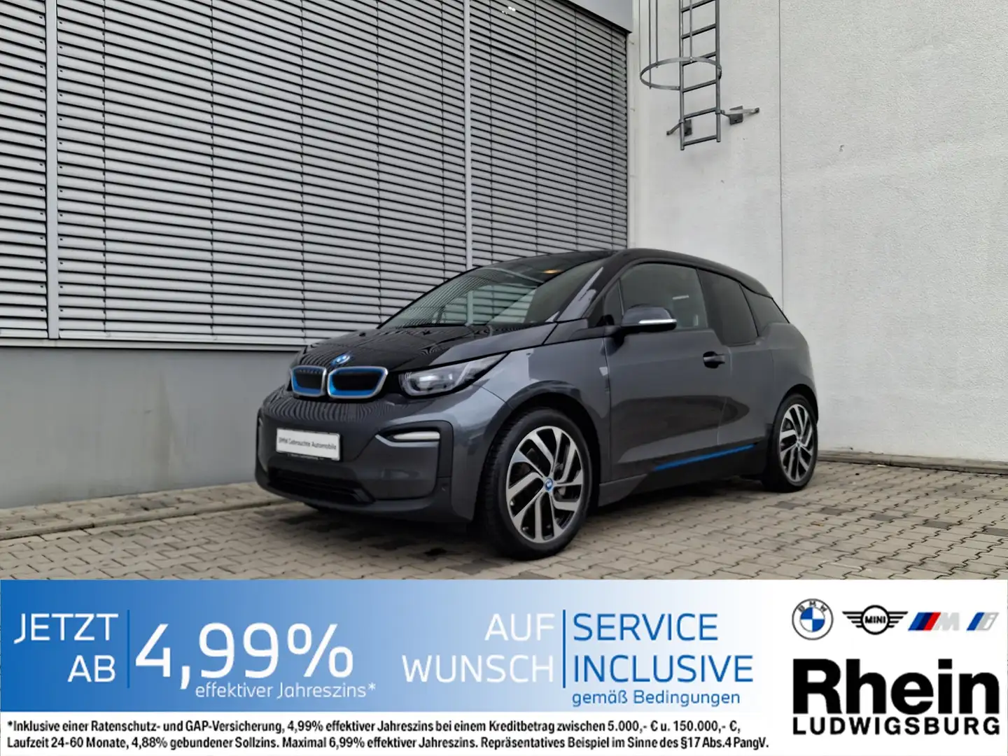 BMW i3 120 LED Navi Rückfahrkam ParkAs PDC SHZ Grau - 1