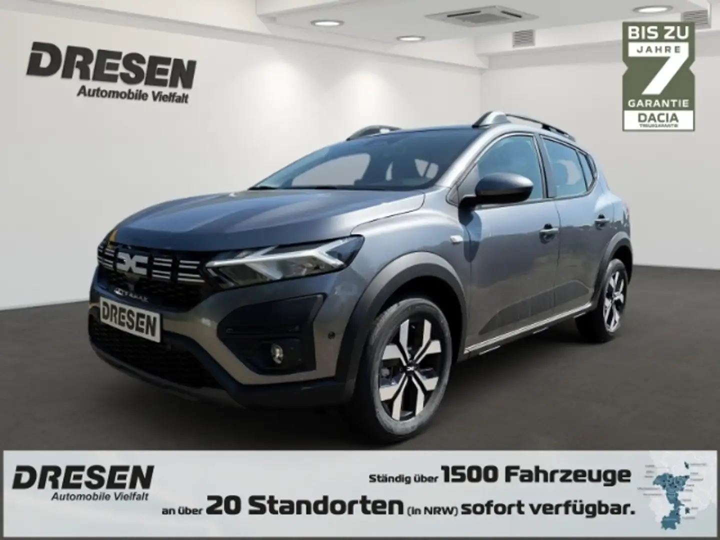 Dacia Sandero Stepway Expression 1.0 TCe 90 CVT NAVI ALUFELGEN W Gris - 1