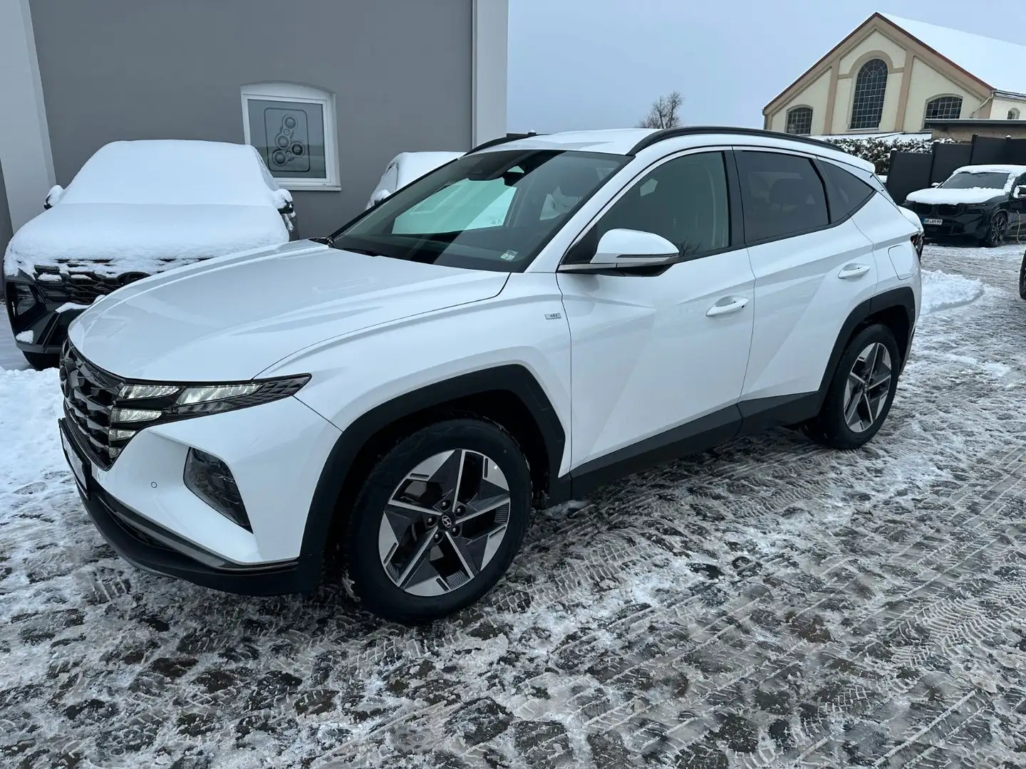 Hyundai TUCSON 1.6 T-GDI 48V Trend DCT Weiß - 2