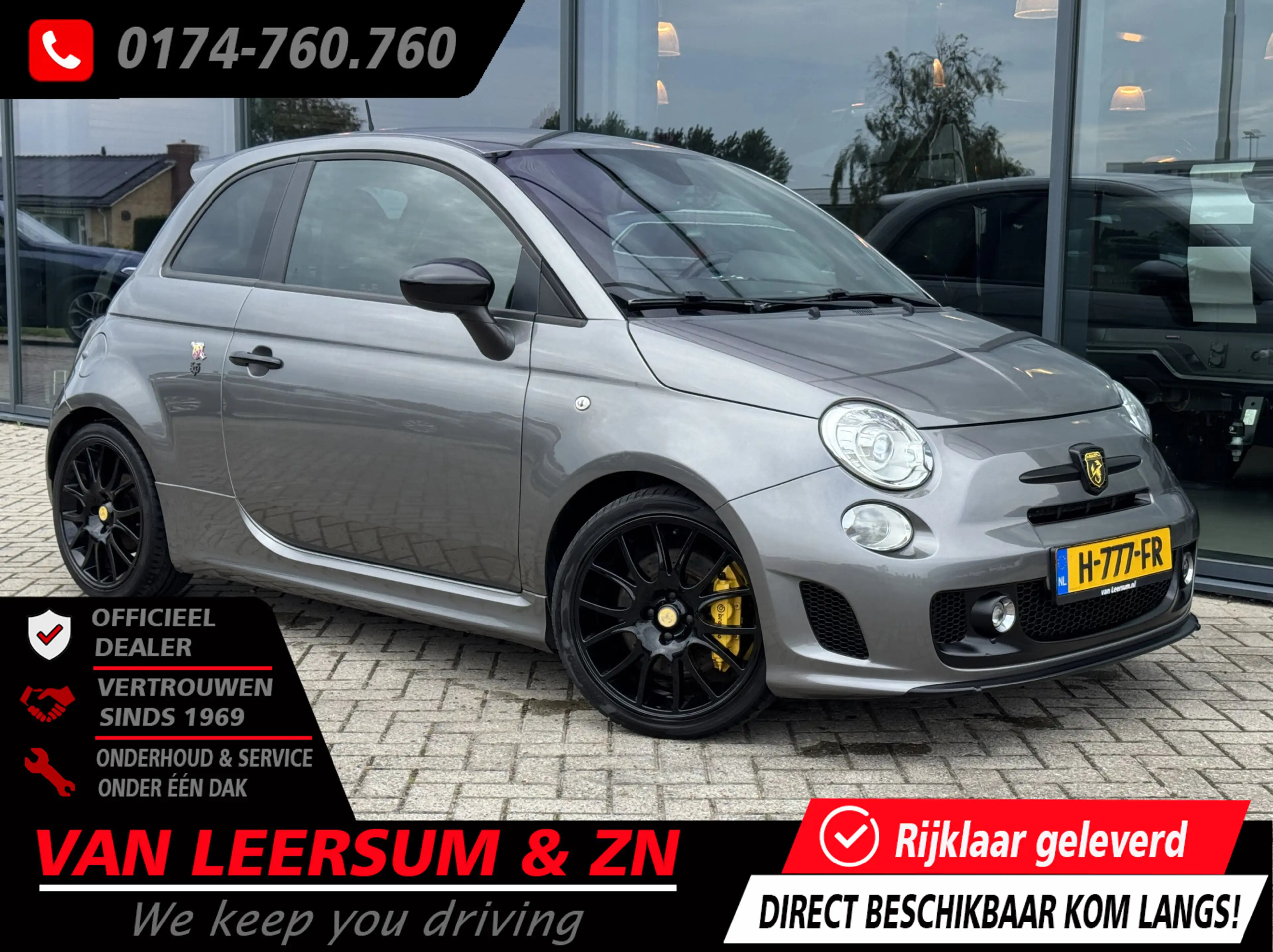 Fiat 500 Abarth 595 Competizione | Racesportstoelen | Sportuitlaat