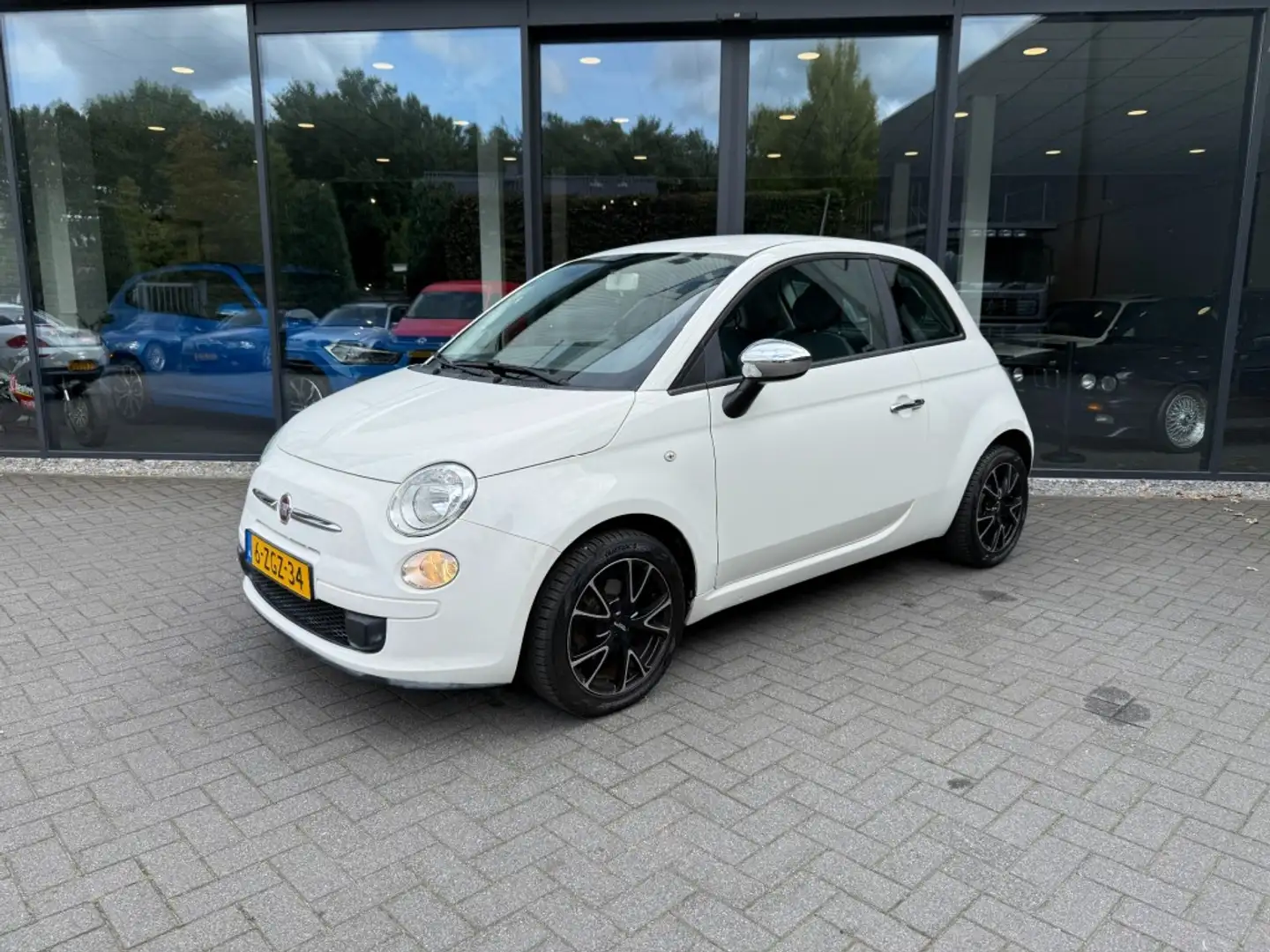 Fiat 500 1.0 TwinAir Pop,Airco,PDC,LMV,Elekt Pakket, Weiß - 1