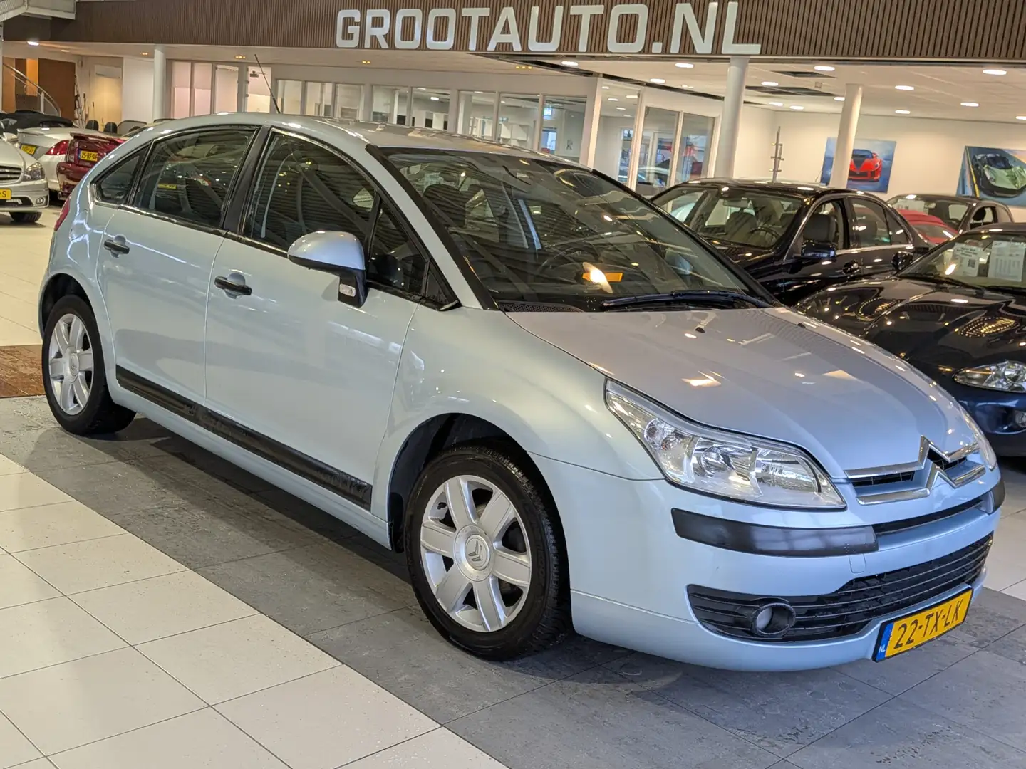 Citroen C4 1.6-16V Ligne Business Airco, Stuurbekrachtiging Blauw - 1