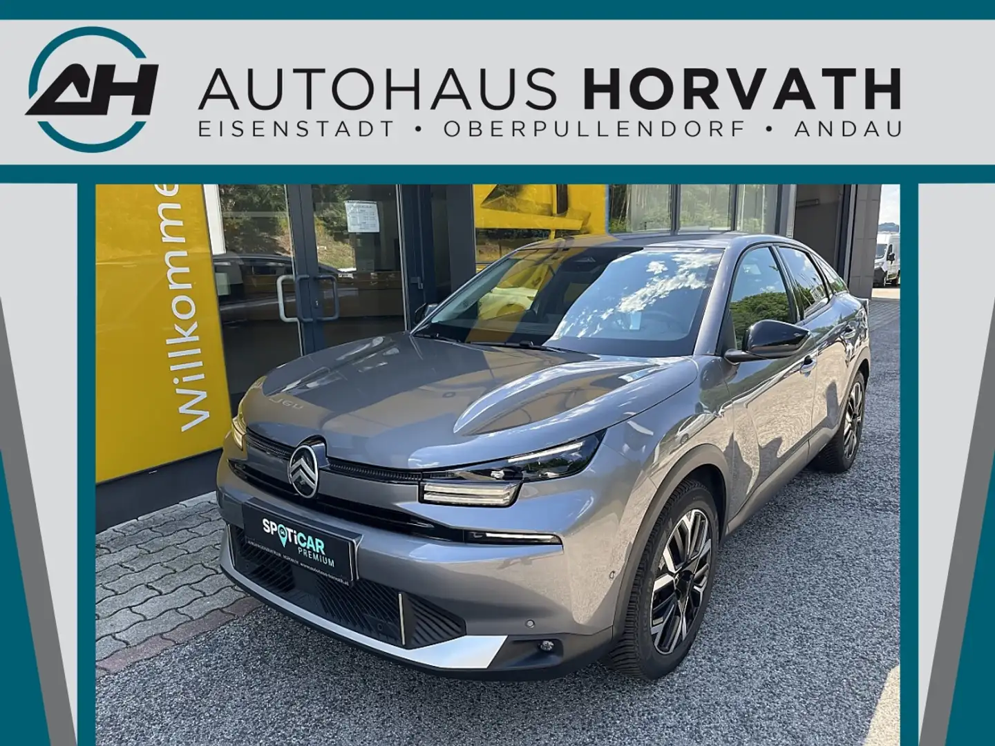 Citroen C4 PureTech 130 EAT8 Max!NAVI,KAMERA,LED,ACC,TOP! Grau - 1
