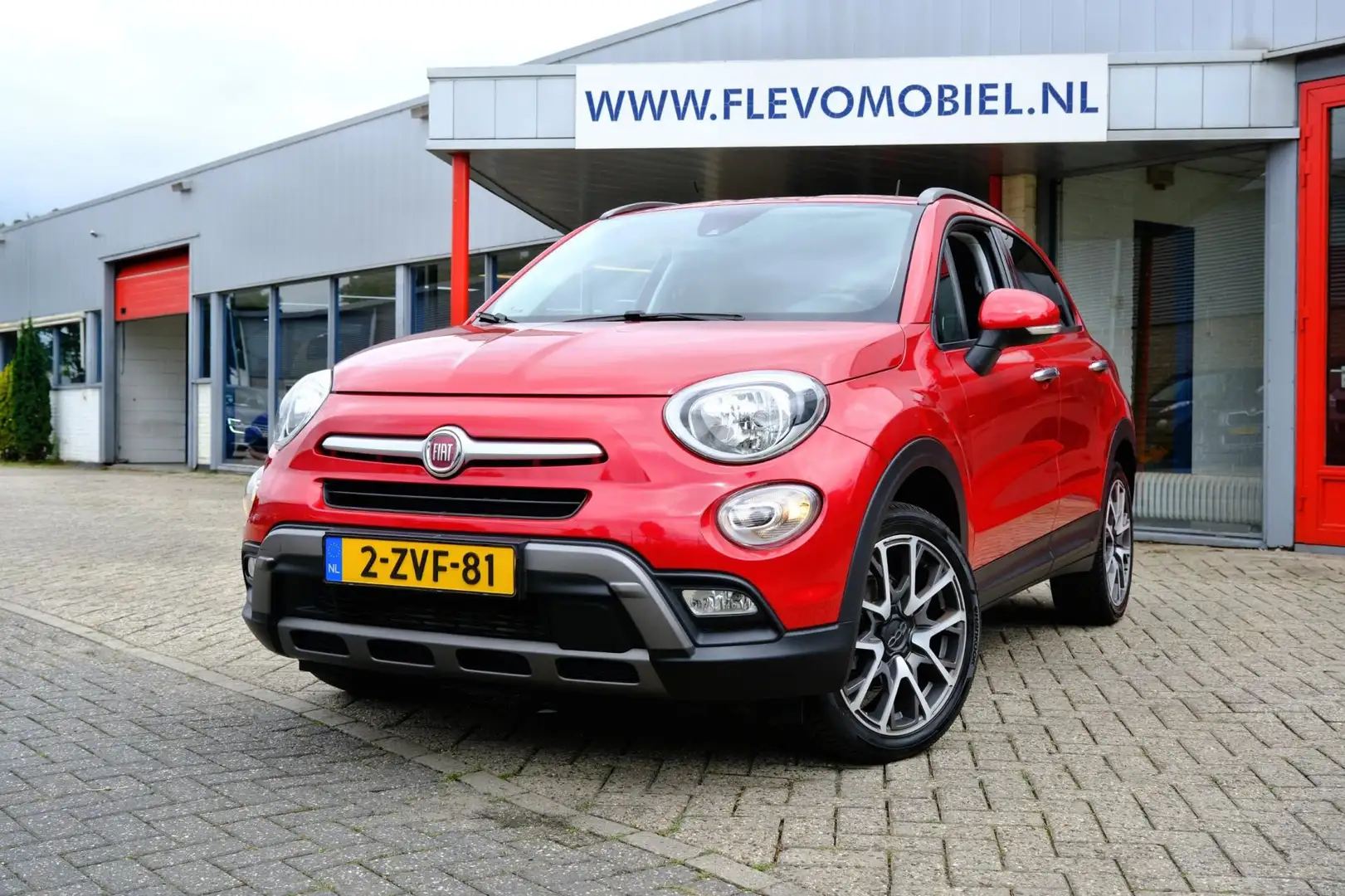 Fiat 500X Cross 1.4 Turbo 140pk MultiAir Cross Half leder|Cl Rood - 1