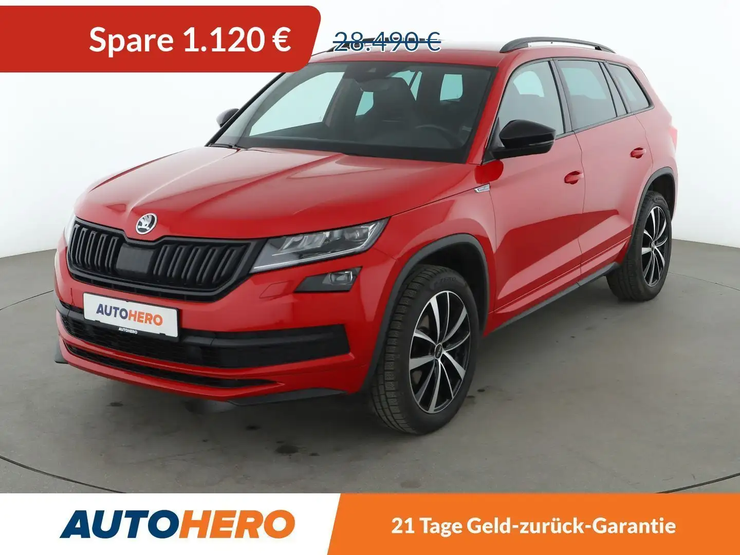 Skoda Kodiaq 1.5 TSI ACT SportLine Aut.*AHK*NAVI*CAM*VC*LED*SHZ Rot - 1