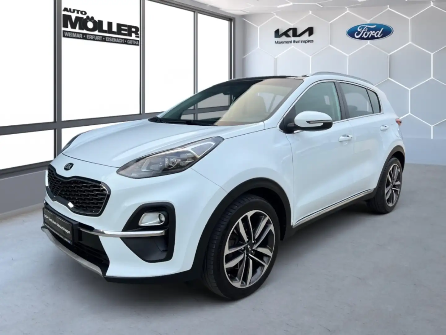 Kia Sportage 1.6T Spirit 2WD Panoramadach JBL LED Klimaautomati Bianco - 2