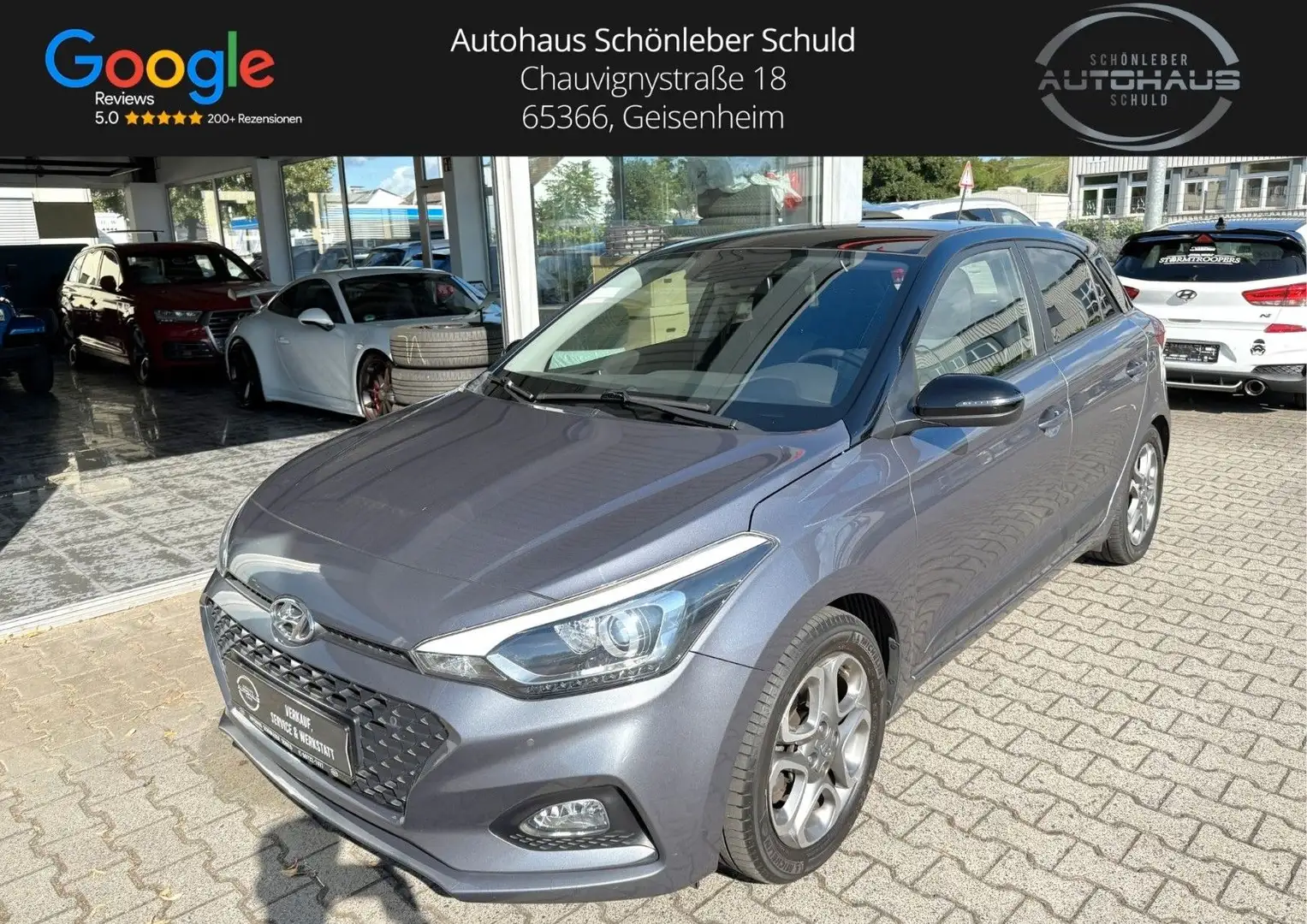 Hyundai i20 Style *2. HD*SITZH*KAMERA*NAVI*SCHECKHEFT* Gris - 1