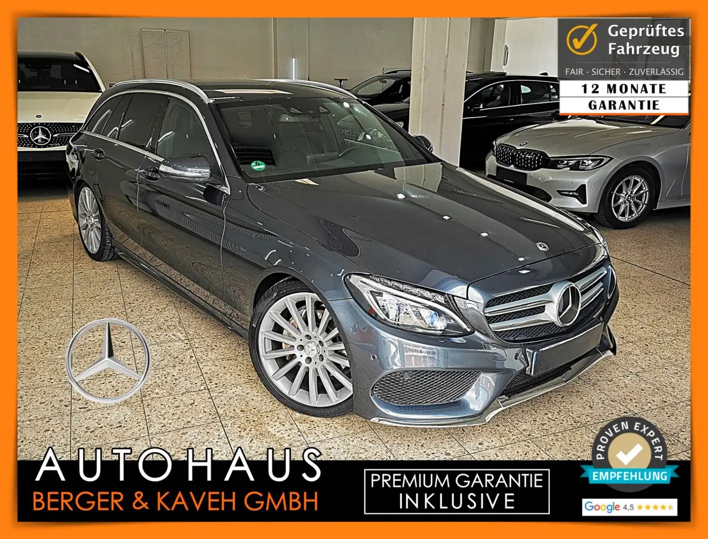 Mercedes-Benz C 200 AMG|HUD|ACC|BURMESTER [ 12MON. GARANTIE] Grau - 1