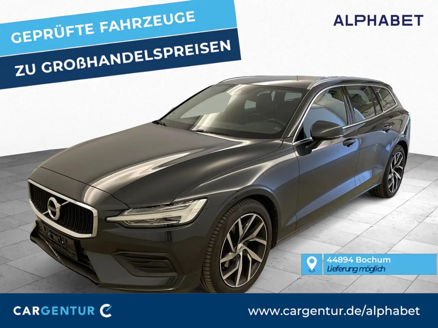 Volvo V60 V 60 D3 Momentum Pro El.Heckkl. ACC Navi RKam Grau - 1