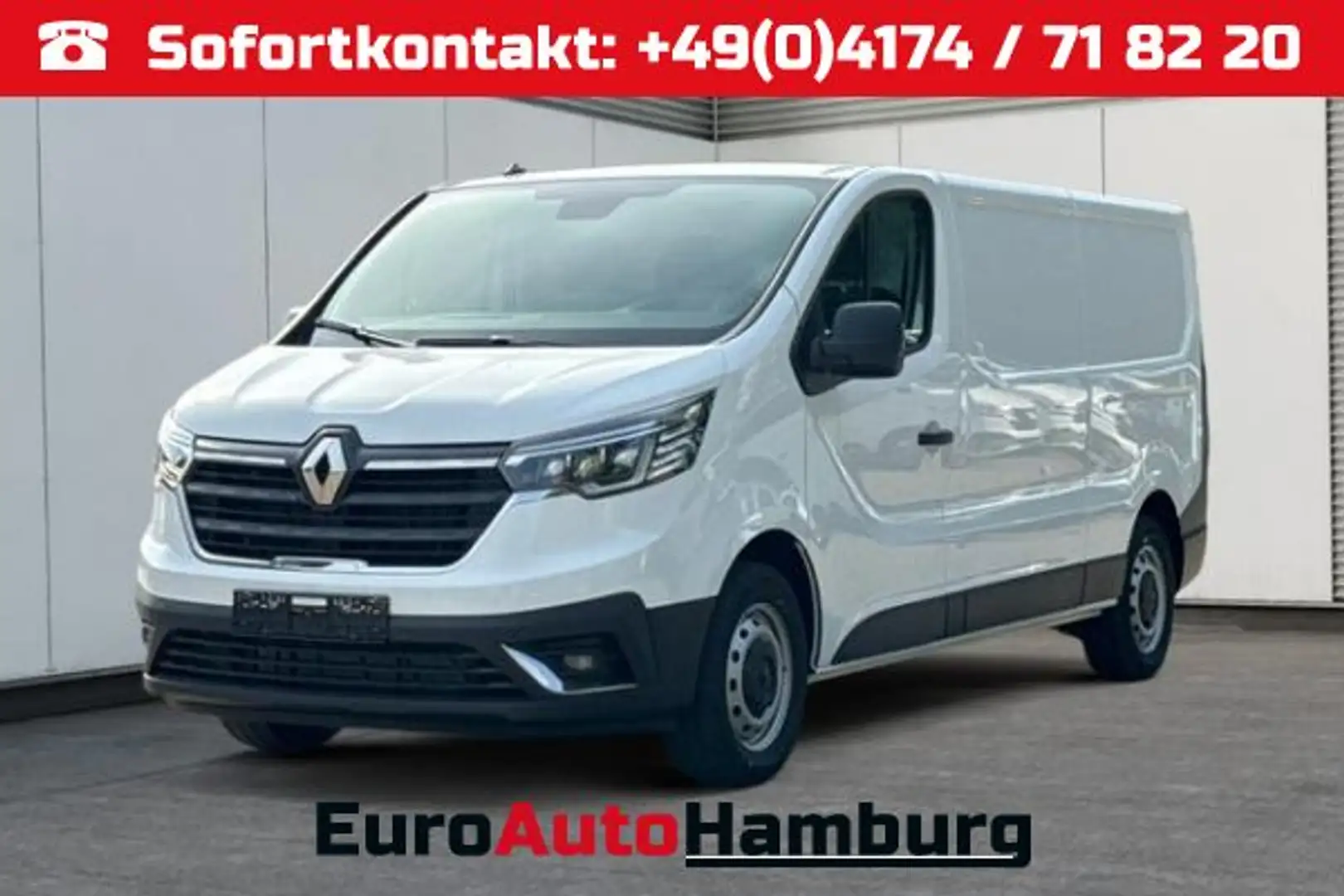Renault Trafic L2H1 3,07t+KAMERA+PDC+AHK+GJR+LED Blue... Blanc - 1