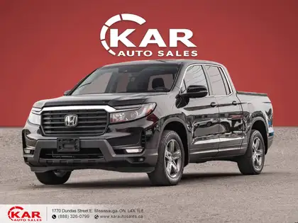 Black 2021 Honda Ridgeline Pickup Truck All-Wheel Drive Automatic
