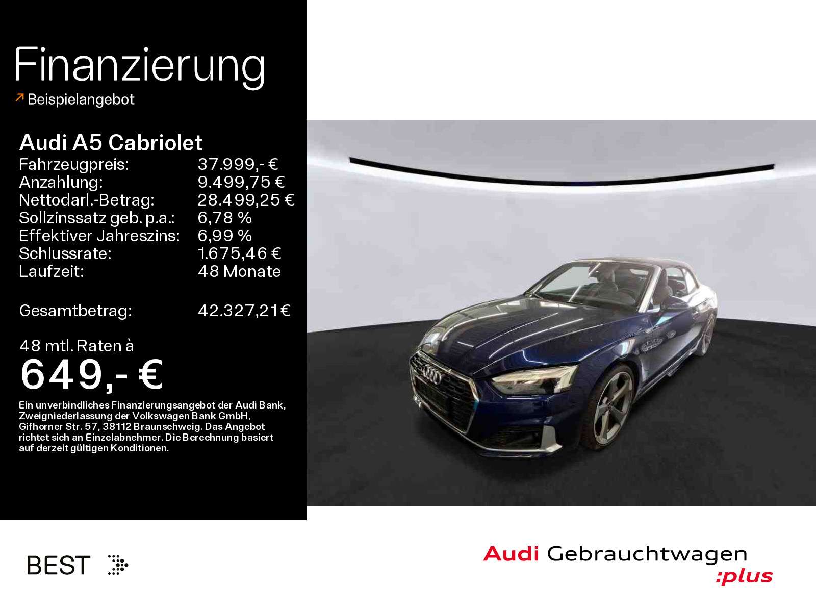 Second hand Audi A5 2.0