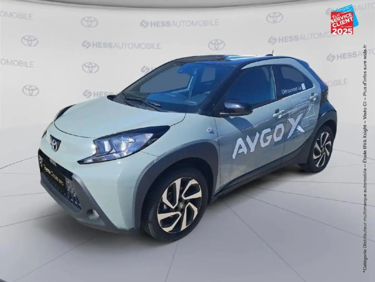 Toyota Aygo X 1.0 VVT-i 72ch Design MY24 Vert - 1