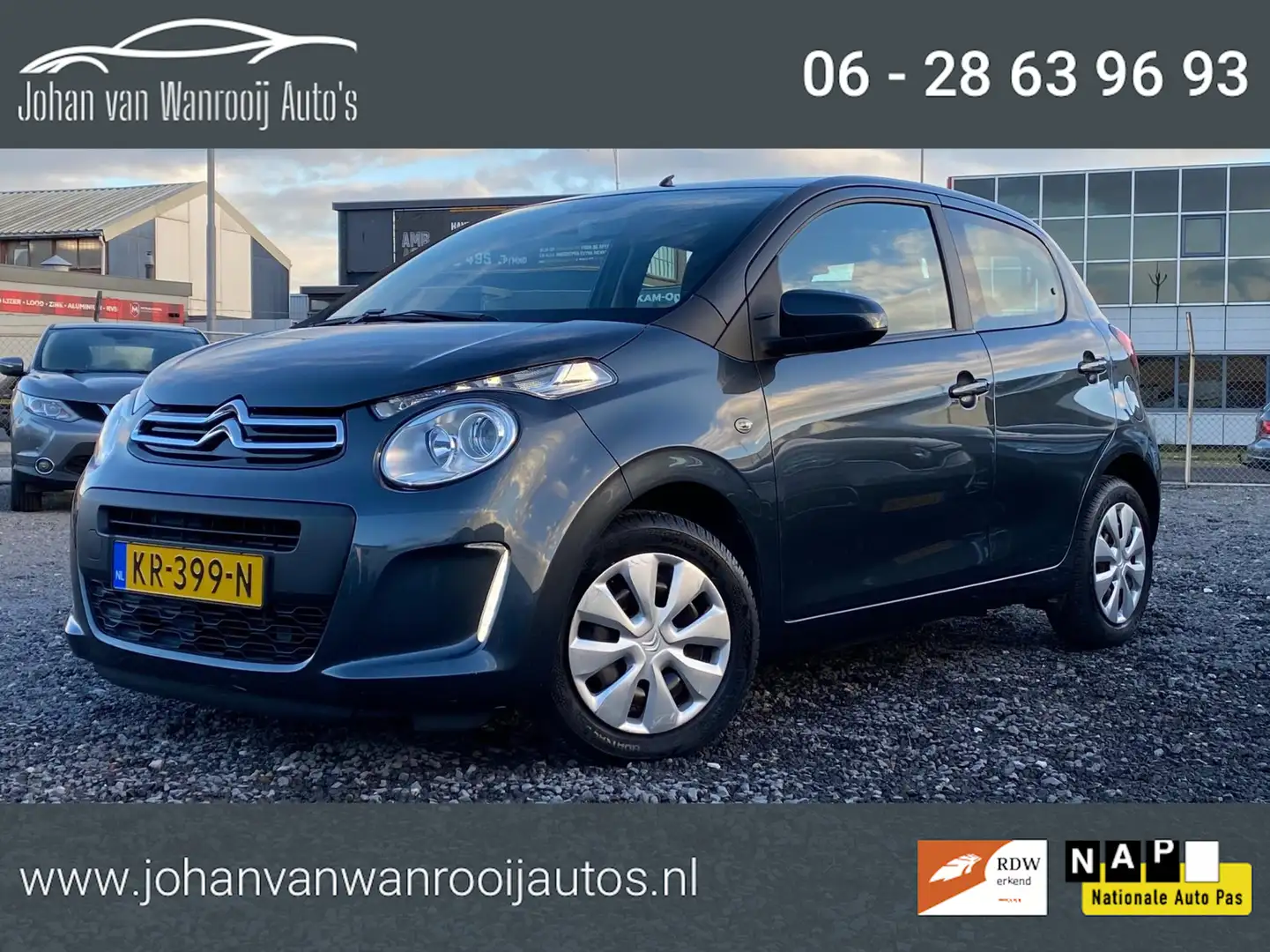 Citroen C1 1.0 e-VTi Business/CRUISE/AIRCO/NW APK Grijs - 1
