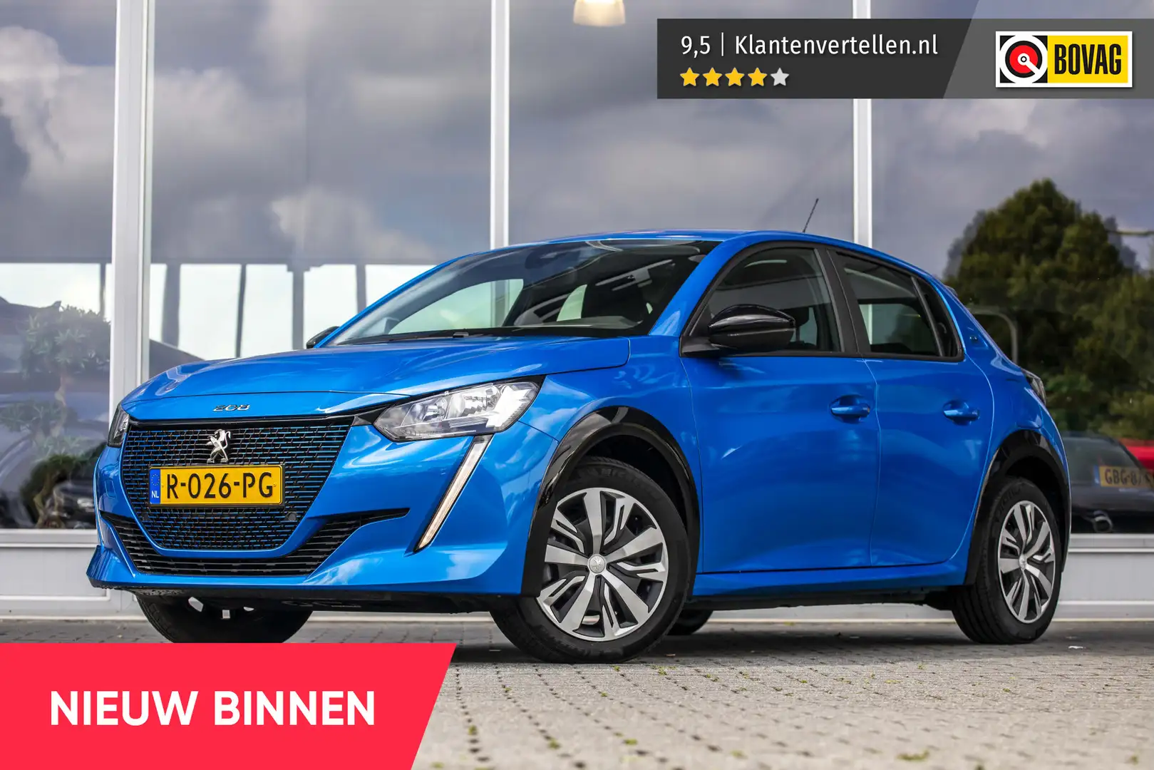 Peugeot e-208 EV Active 50 kWh | Cruise | Carplay | NL Auto Blauw - 1