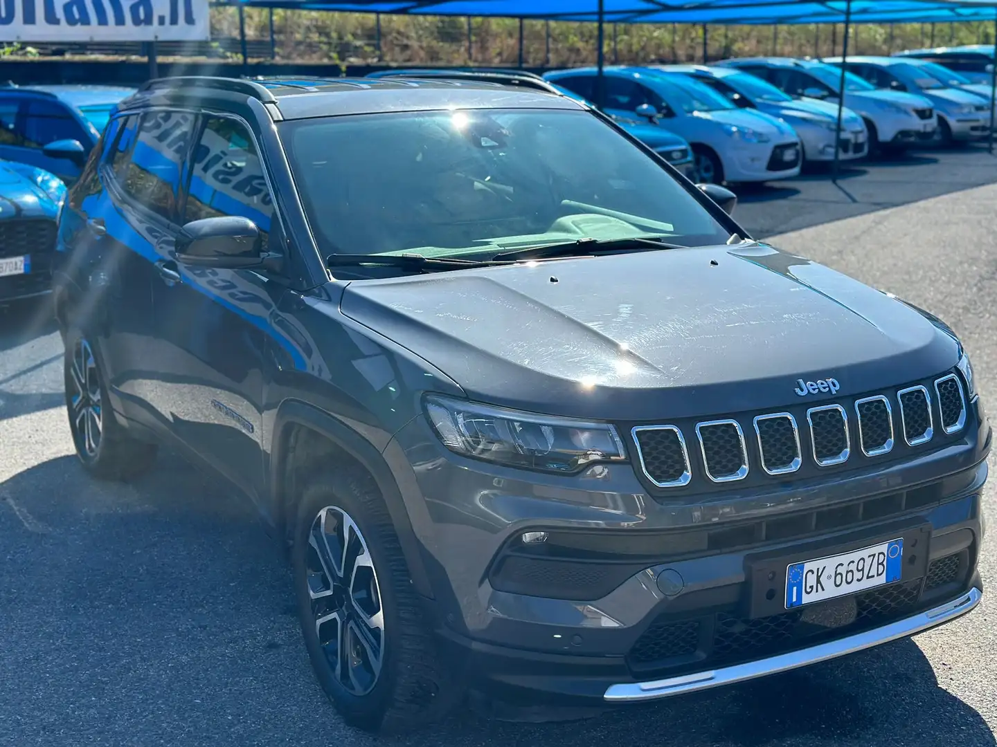 Jeep Compass 1.3 turbo t4 phev Limited 4xe auto Grigio - 2