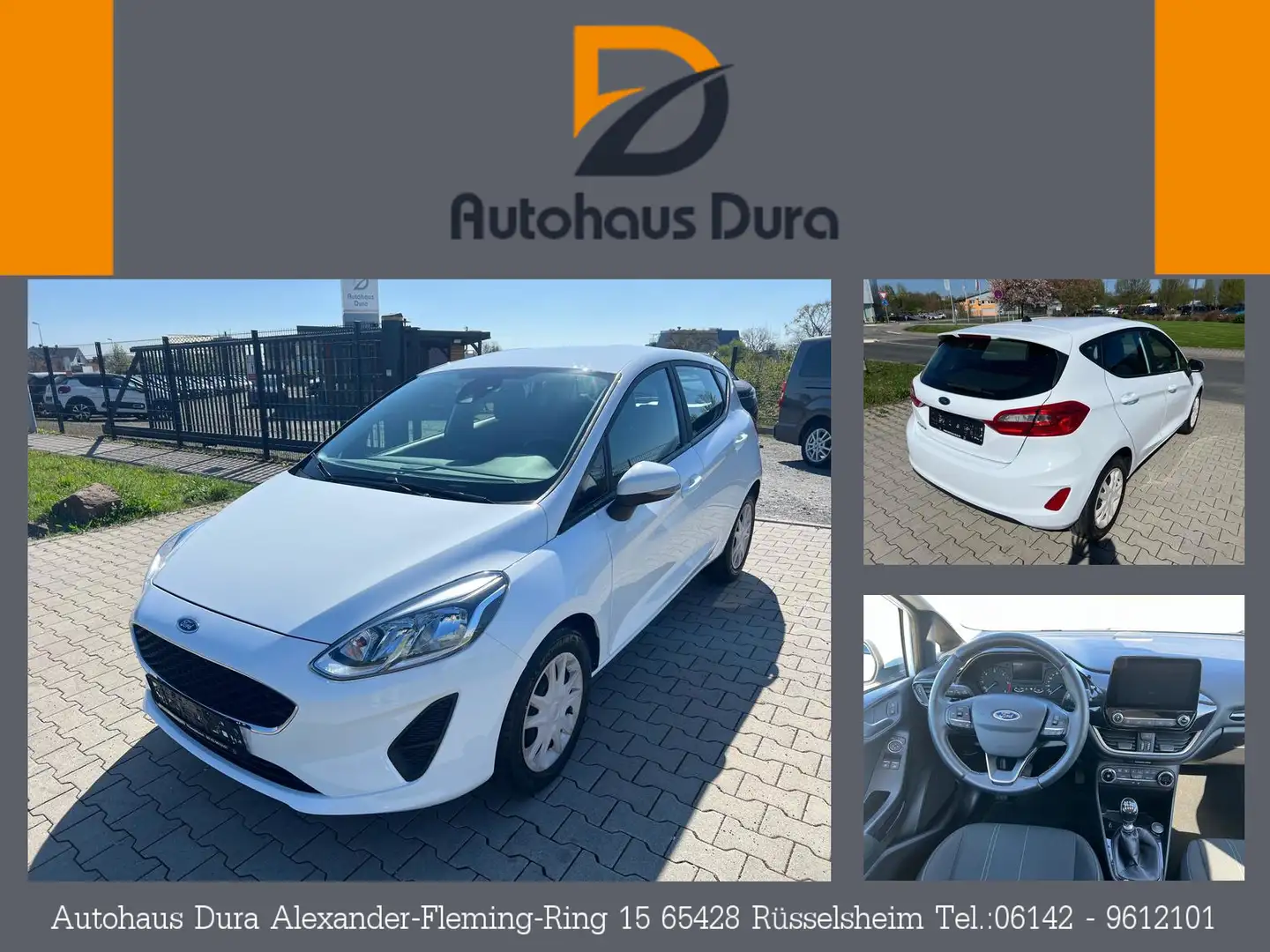 Ford Fiesta 1.5 TDCI Trend Navi+Shz+Ahk Blanc - 1