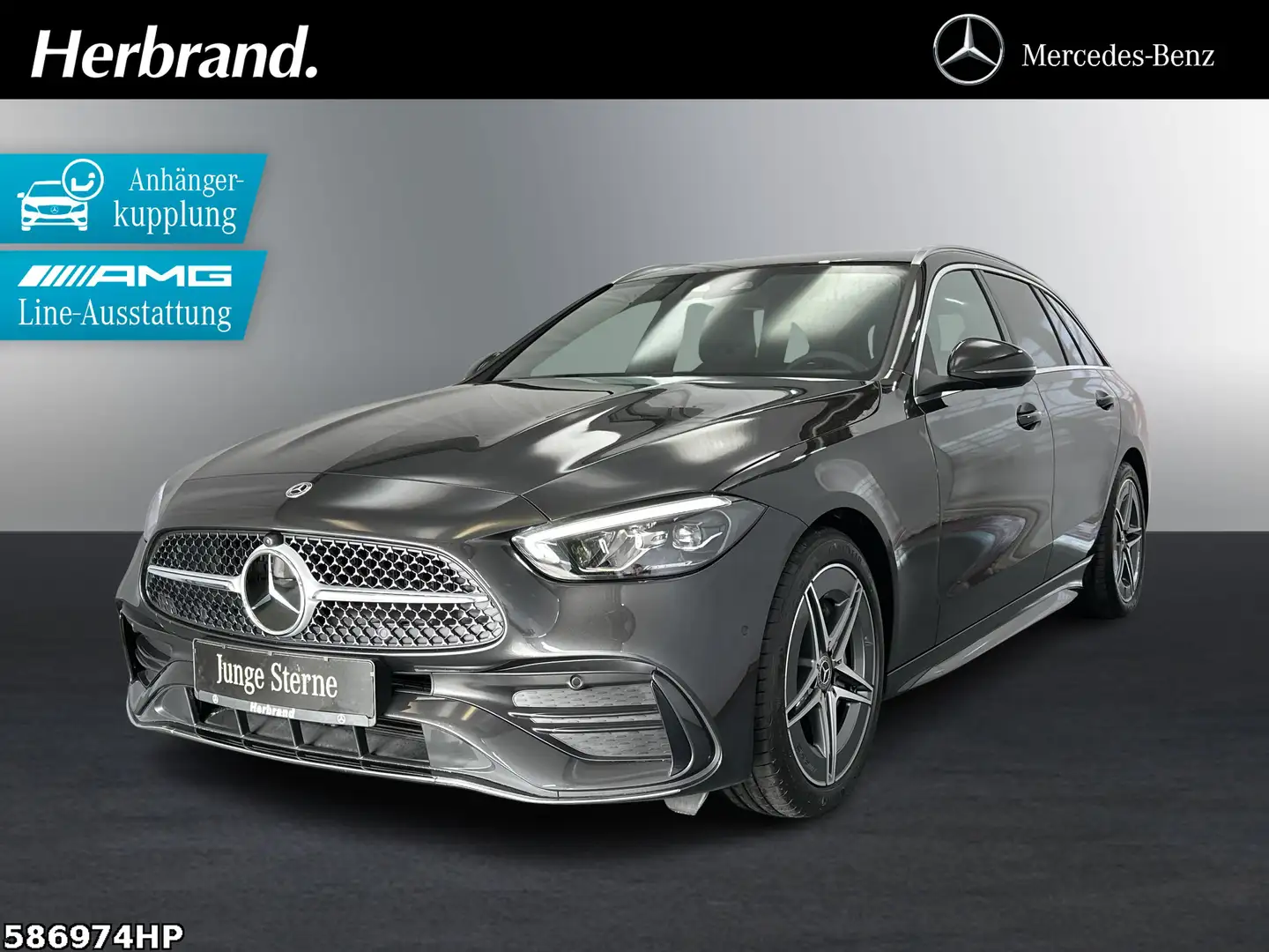 Mercedes-Benz C 220 d T AMG Line DISTRONIC, Anhängevorrichtung Grau - 1