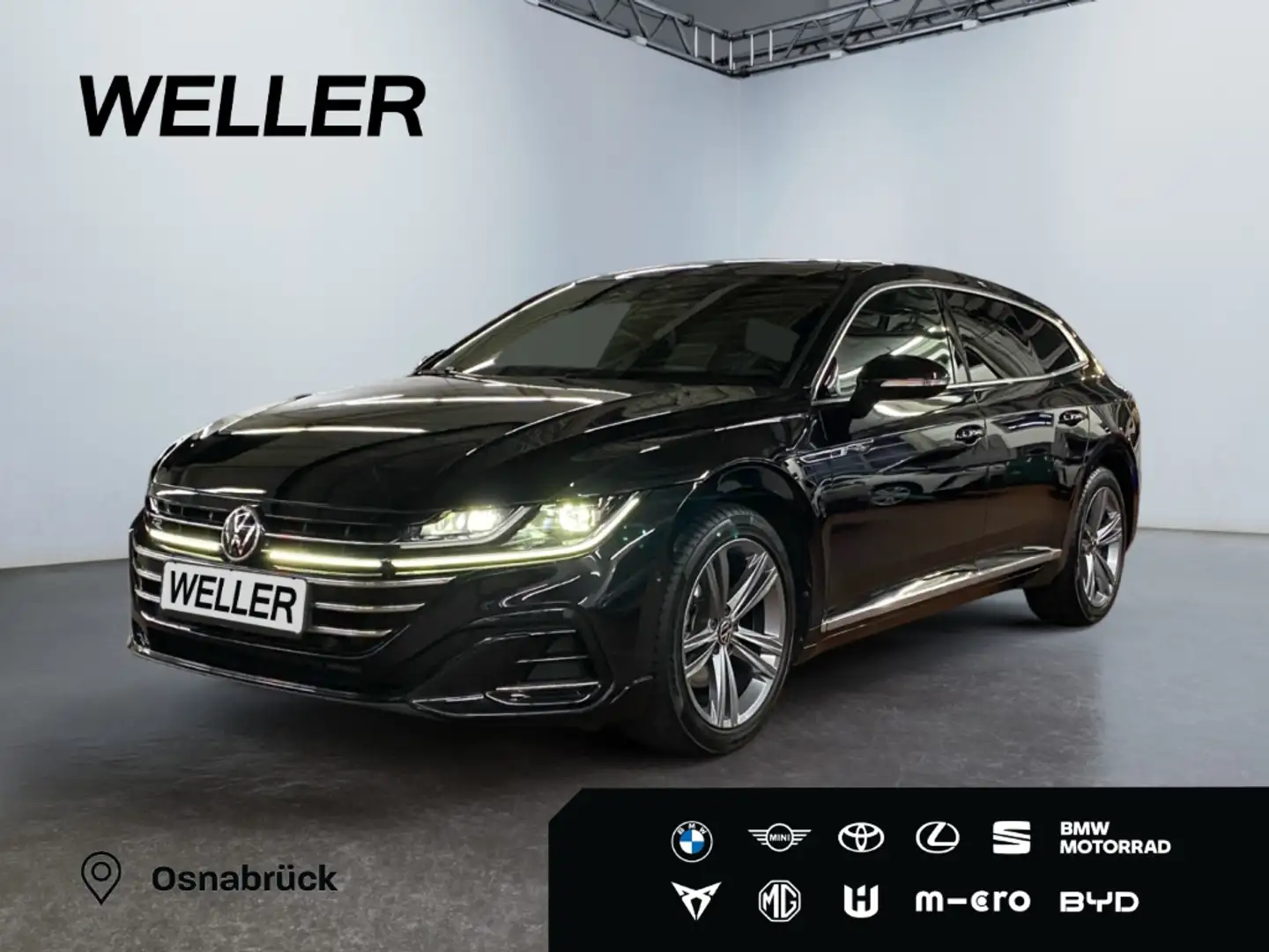 Volkswagen Arteon Shooting Brake 2.0 TDI 4M DSG R-Line *AHK* Schwarz - 1